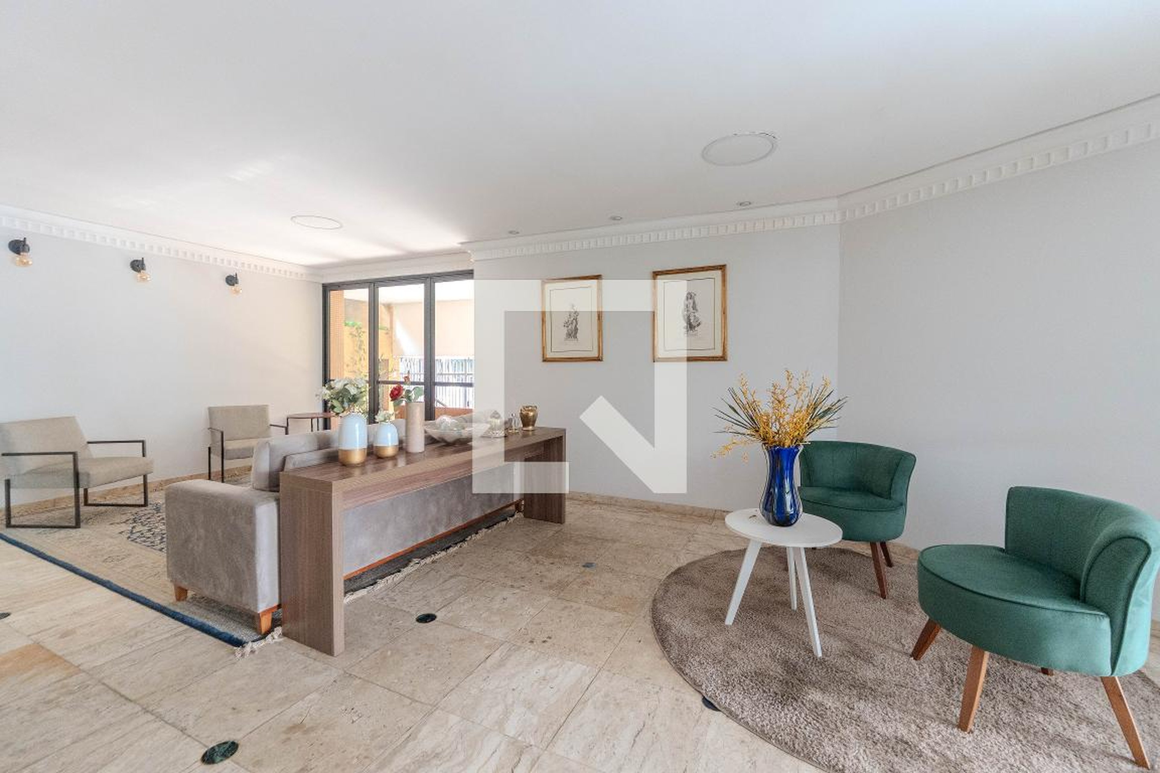 Hall de entrada - Edifício Jardins Evolution Home