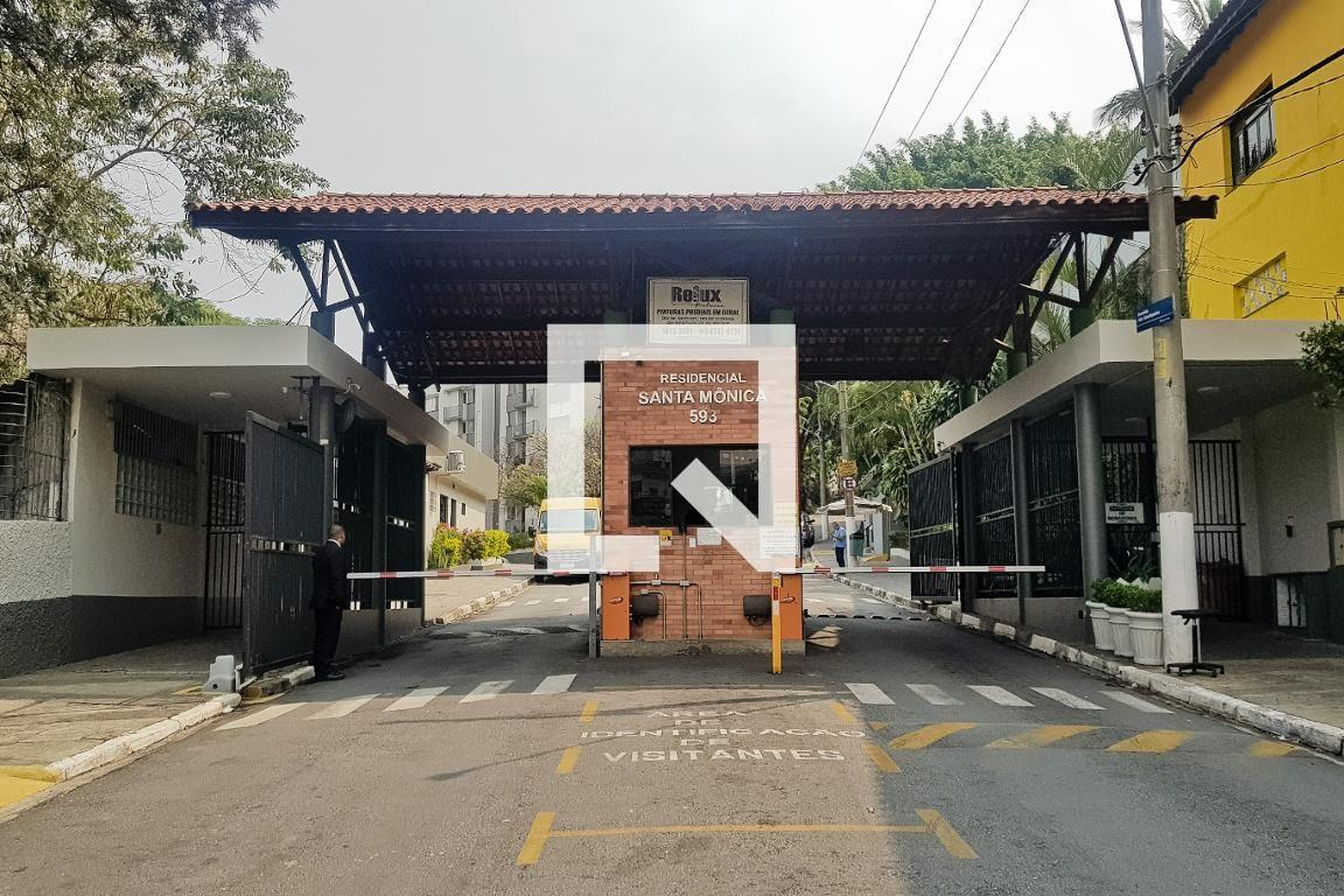 Fachada do Condomínio Residencial Parque Santa Mônica