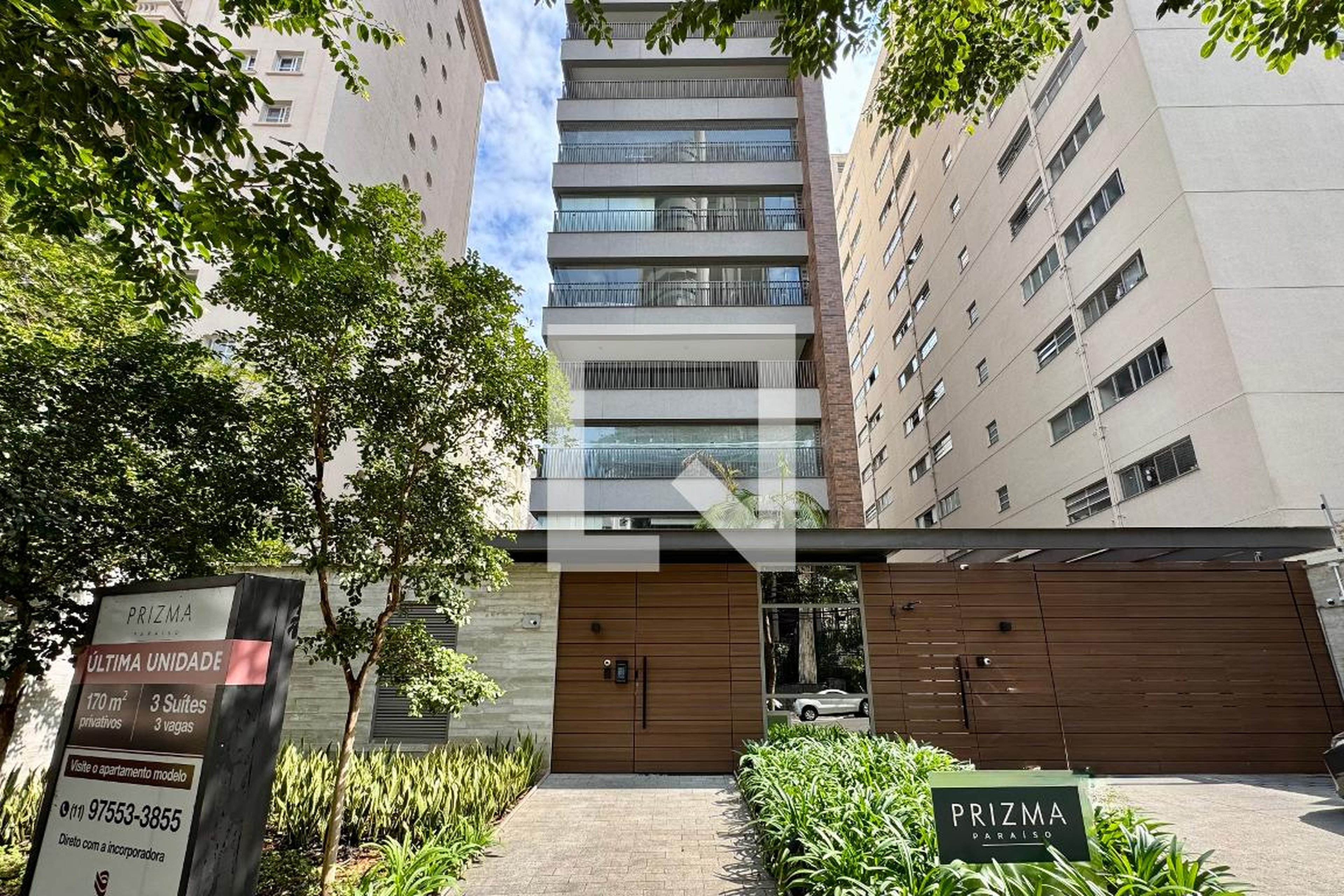 Fachada Condomínio Prizma Paraíso
