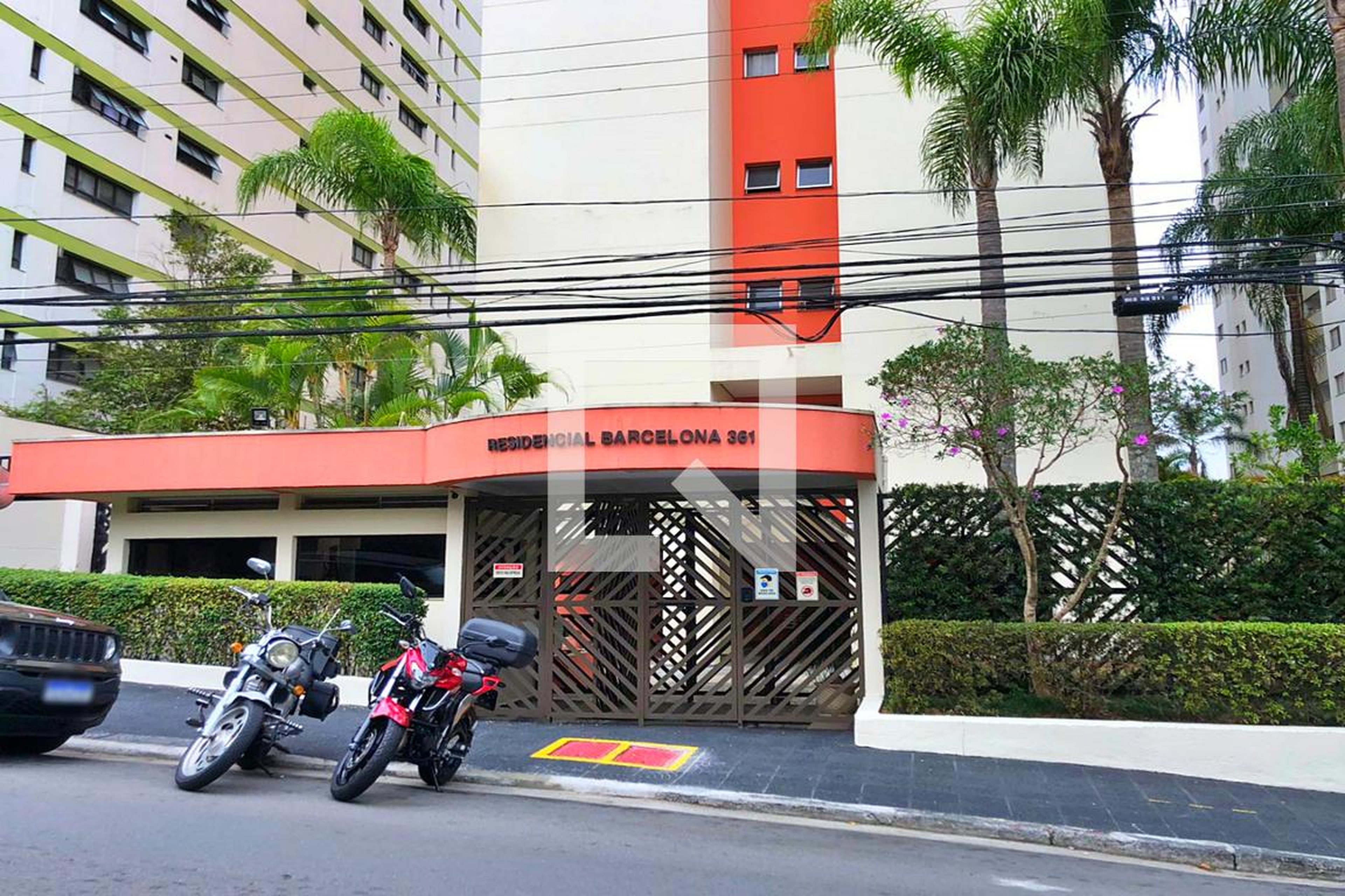 Fachada do condomínio Residencial Barcelona