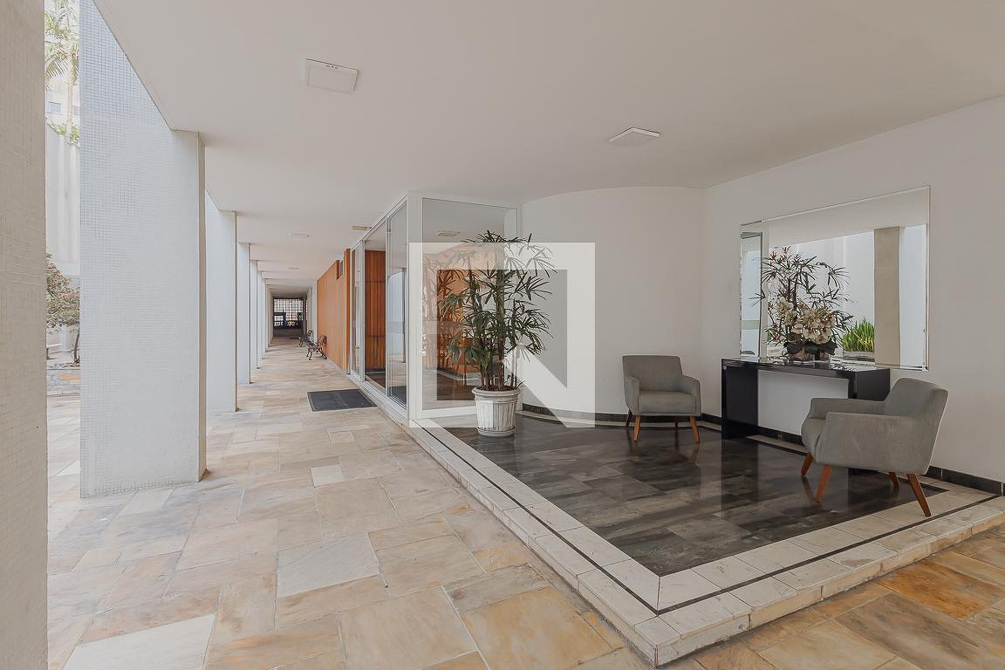 Hall social - Edifício Residence e e. Calfat