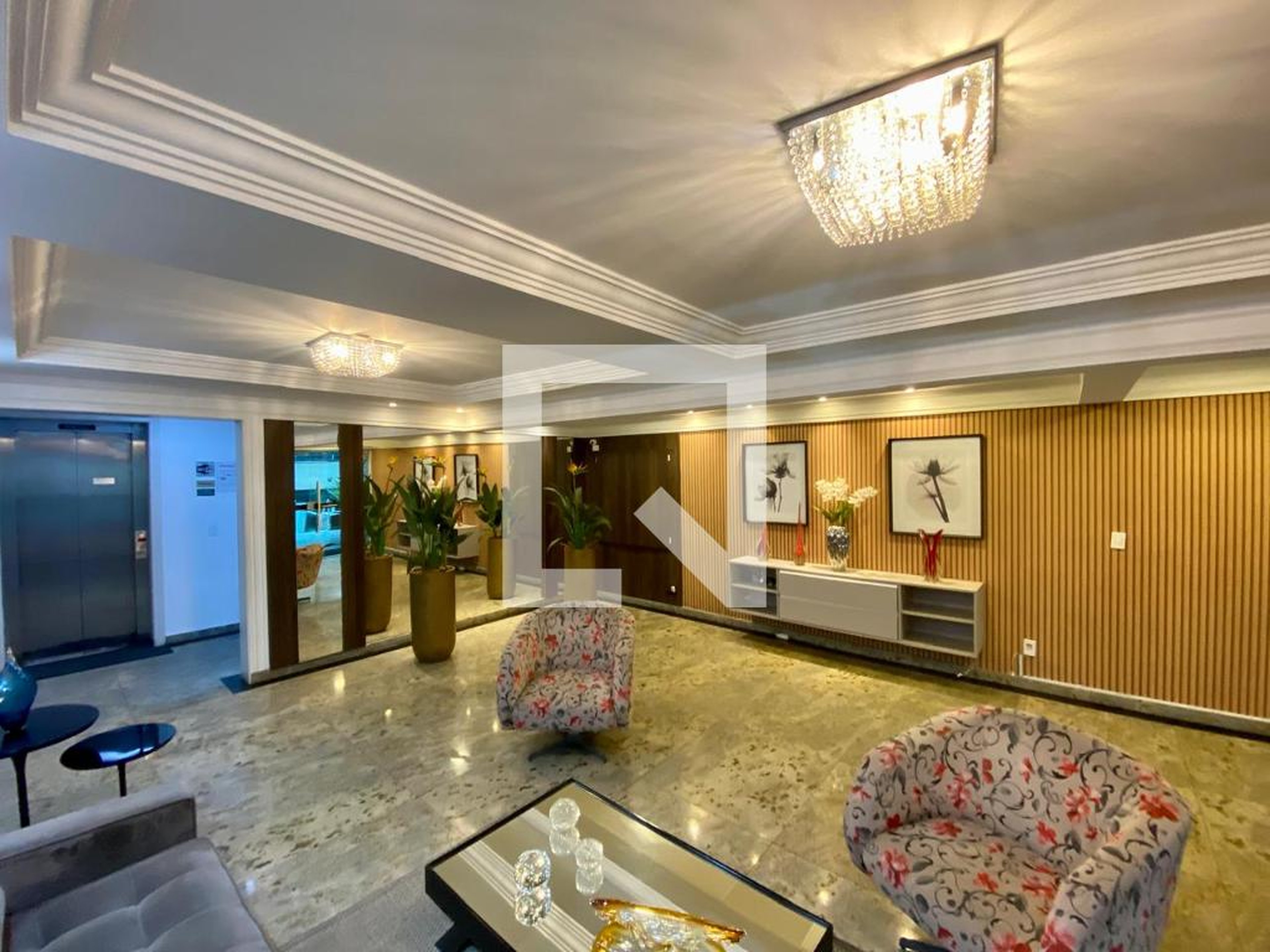 Hall de entrada Condomínio Leonardo Residence