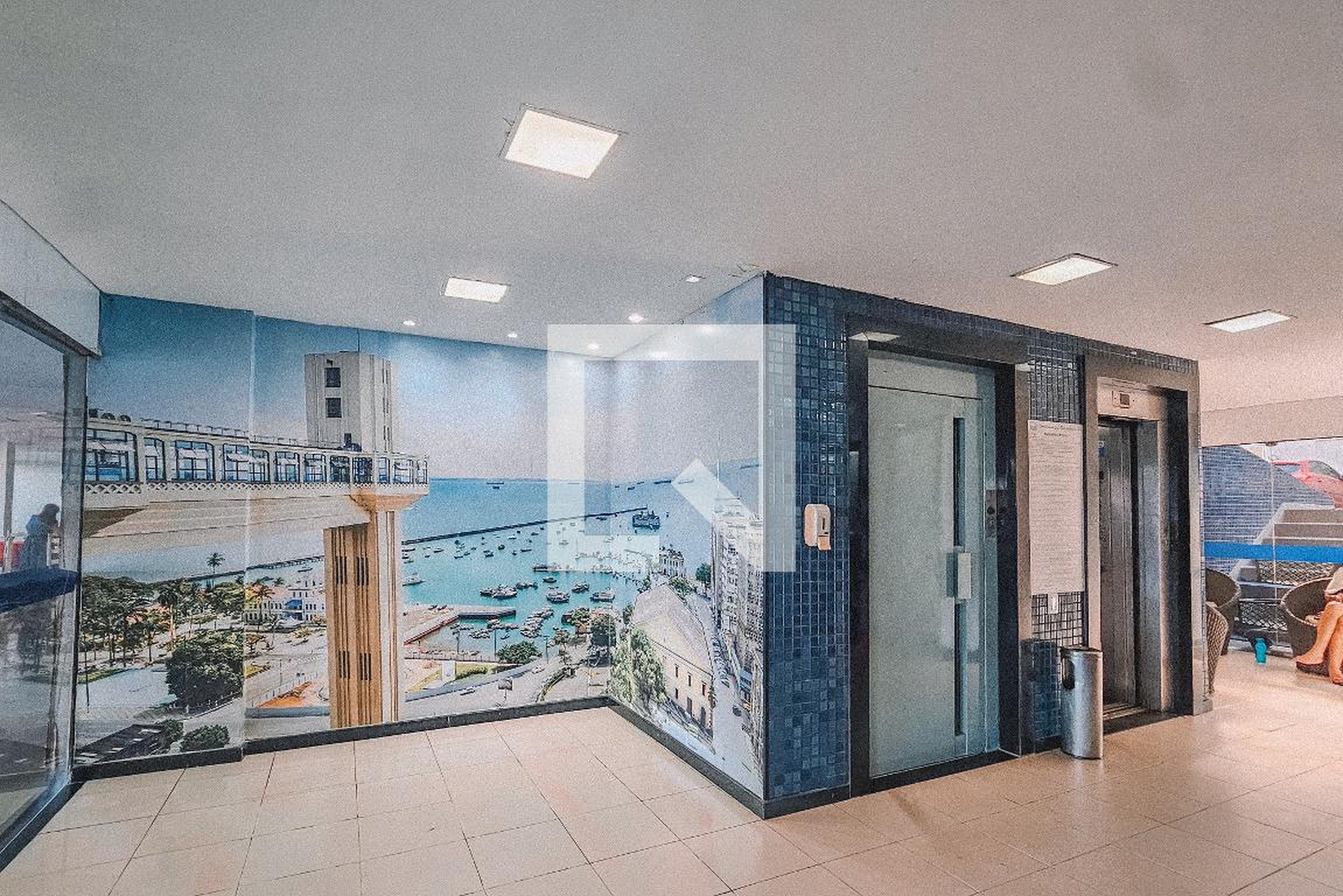 Hall de entrada - Flat Jardim de Alah