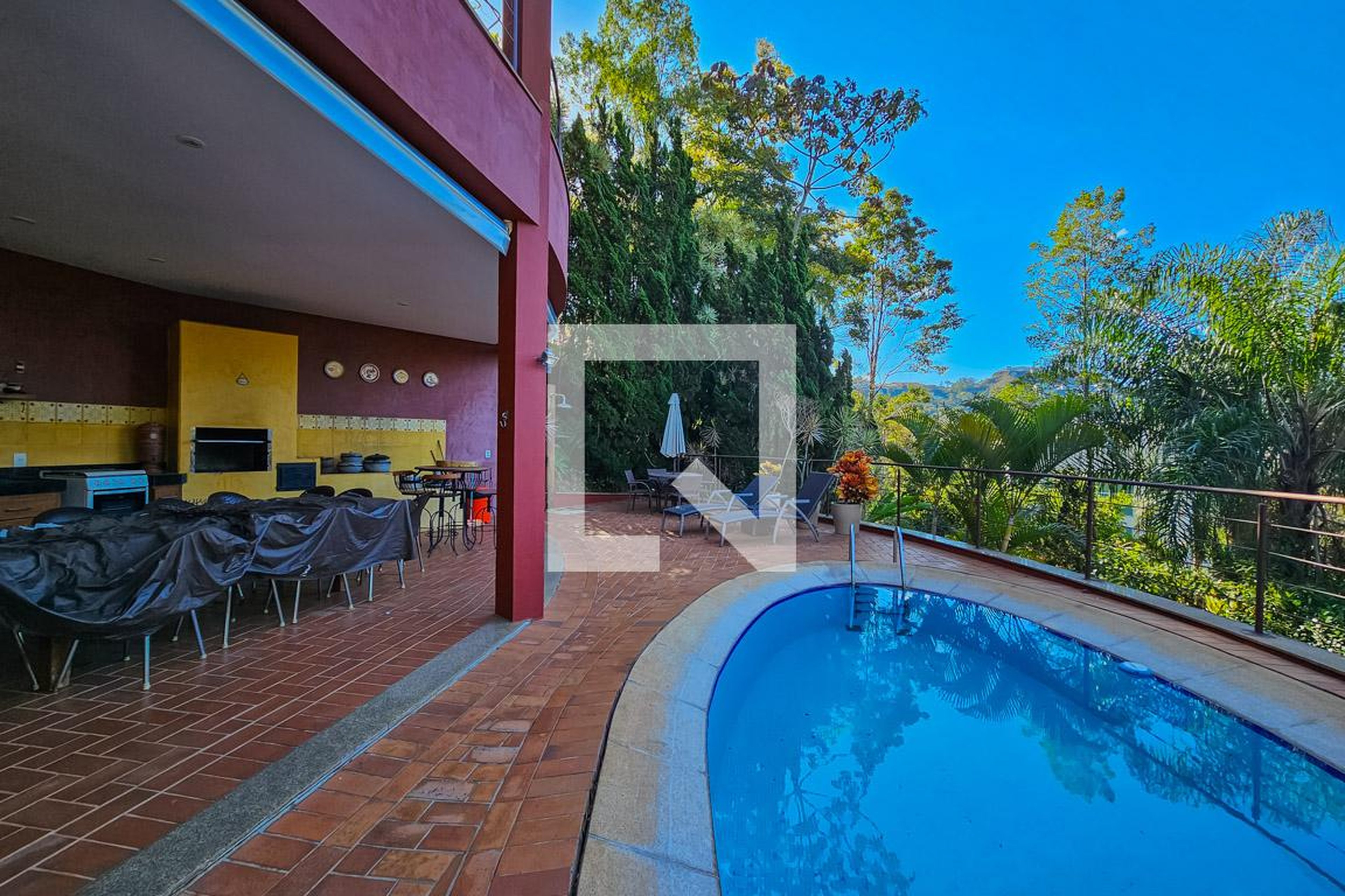 Área externa Condomínio em Alameda Monte Bernina, 206