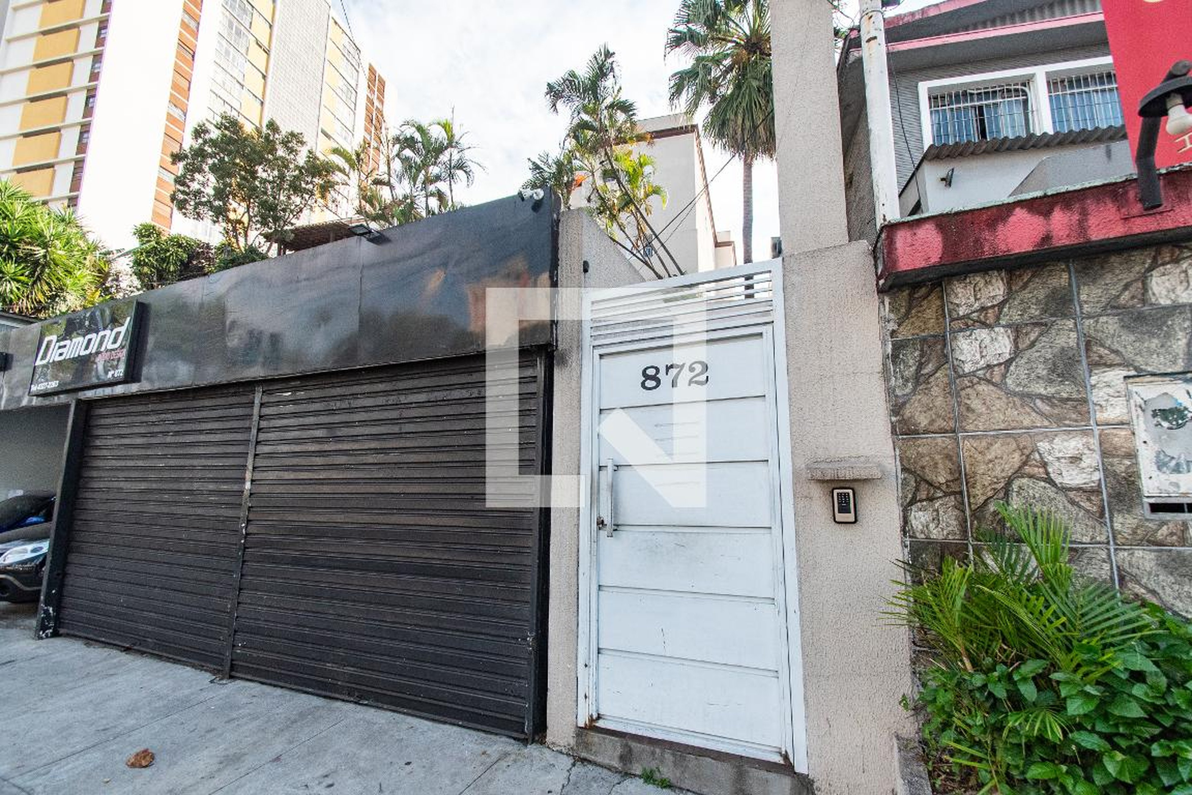 Fachada Condomínio em Avenida Dom Pedro I, 872