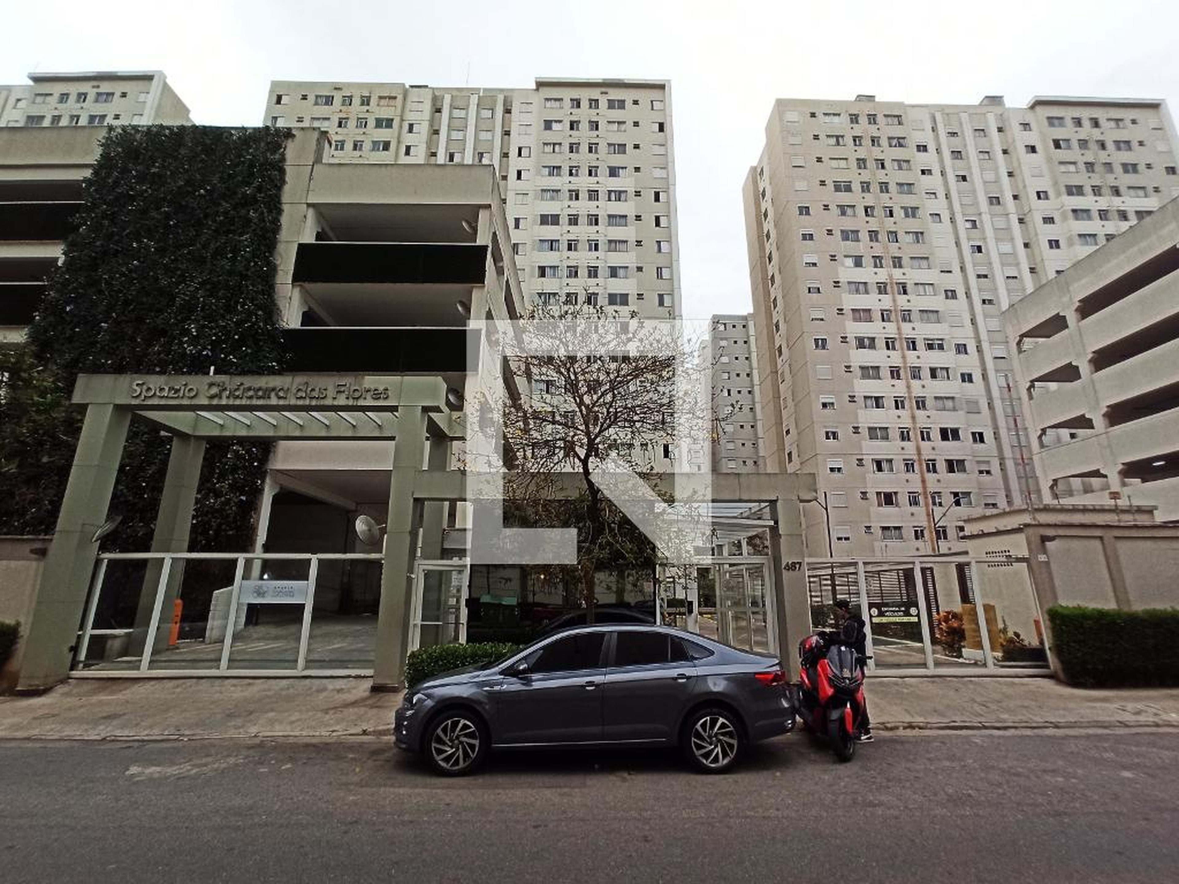 Fachada do Prédio Condomínio Spazio Chácara das Flores