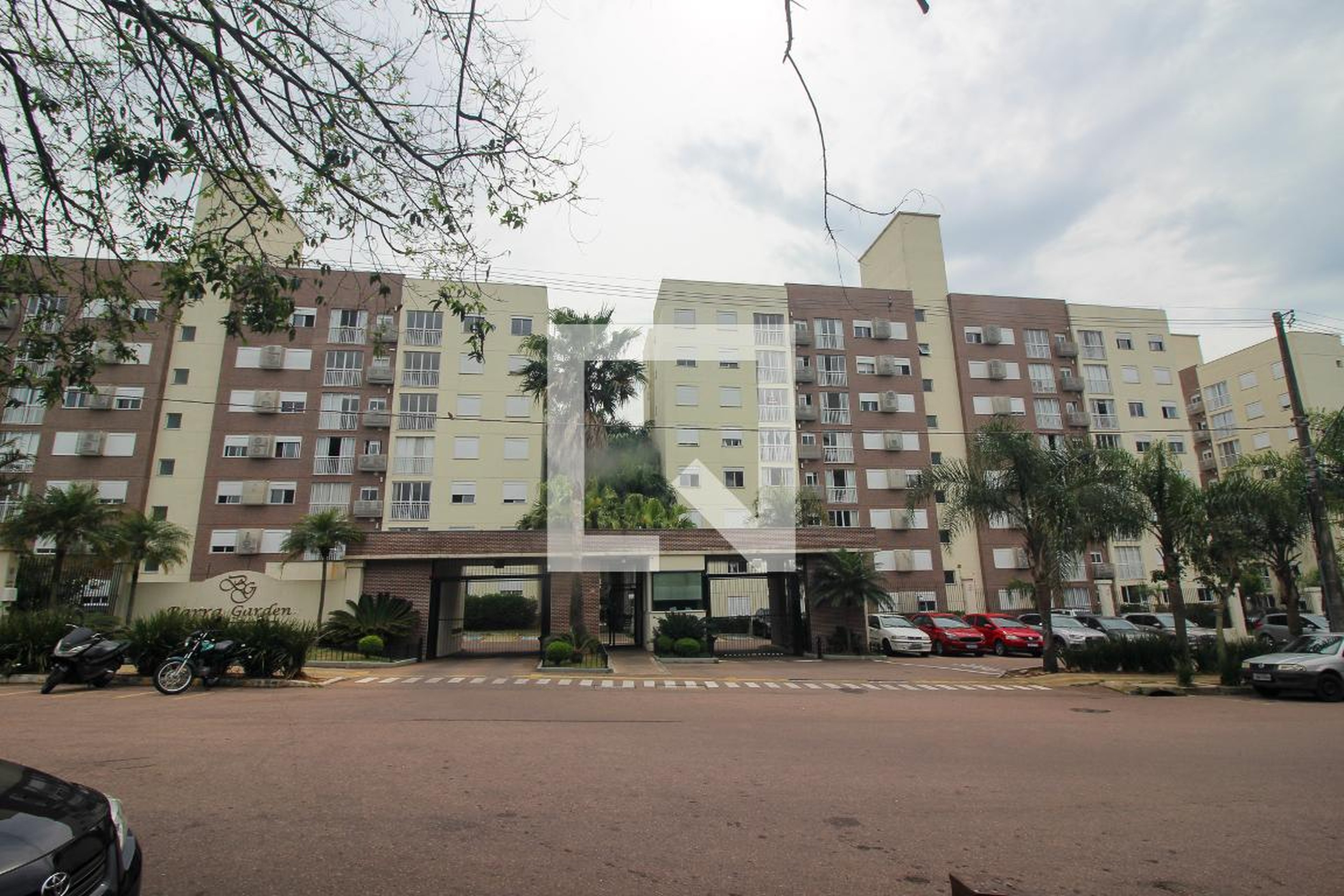 Fachada do condomínio Condomínio Barra Garden Zona Sul