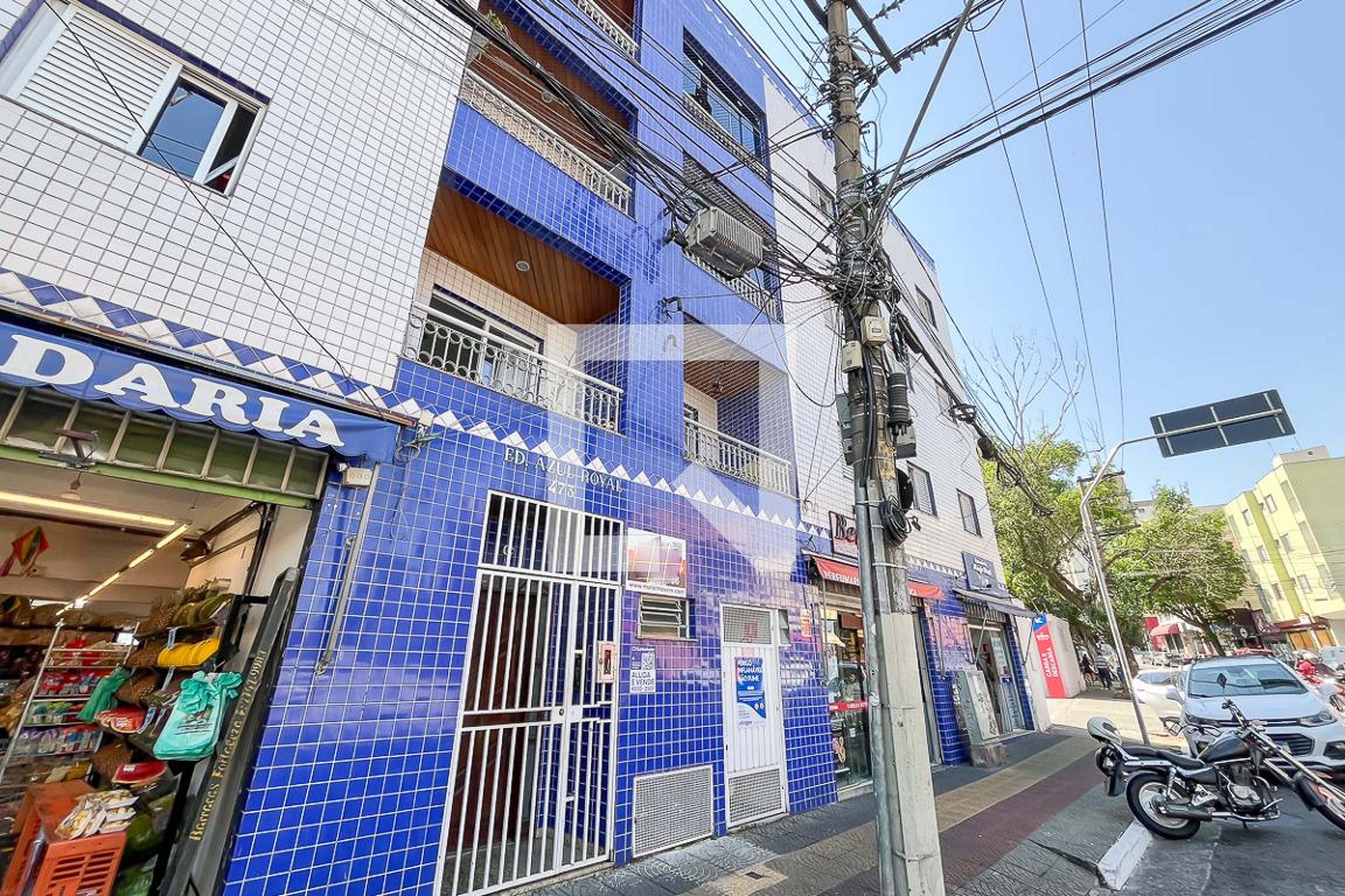 Fachada Condomínio Azul Royal