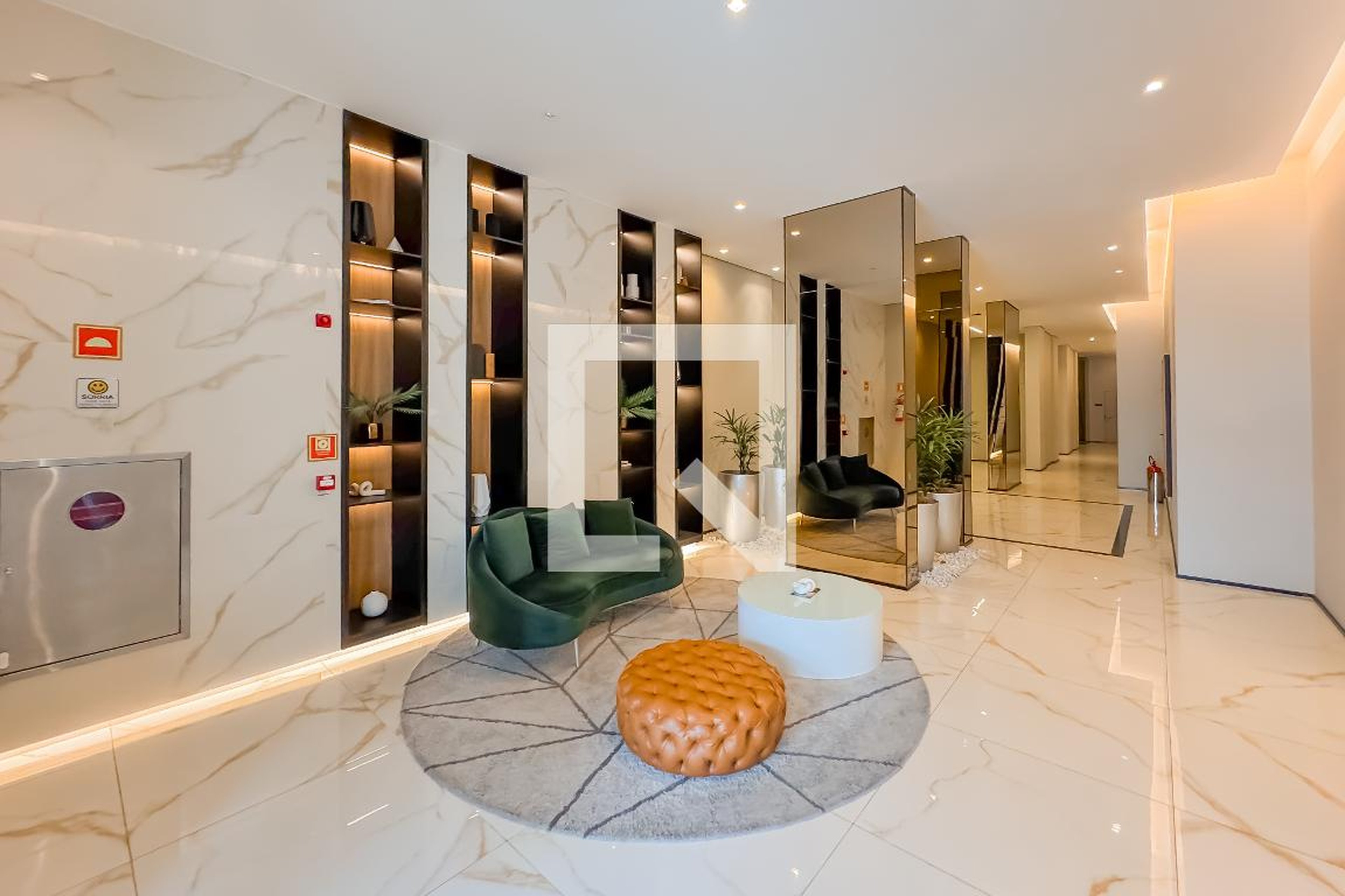 Hall social - Living Alto do Ipiranga