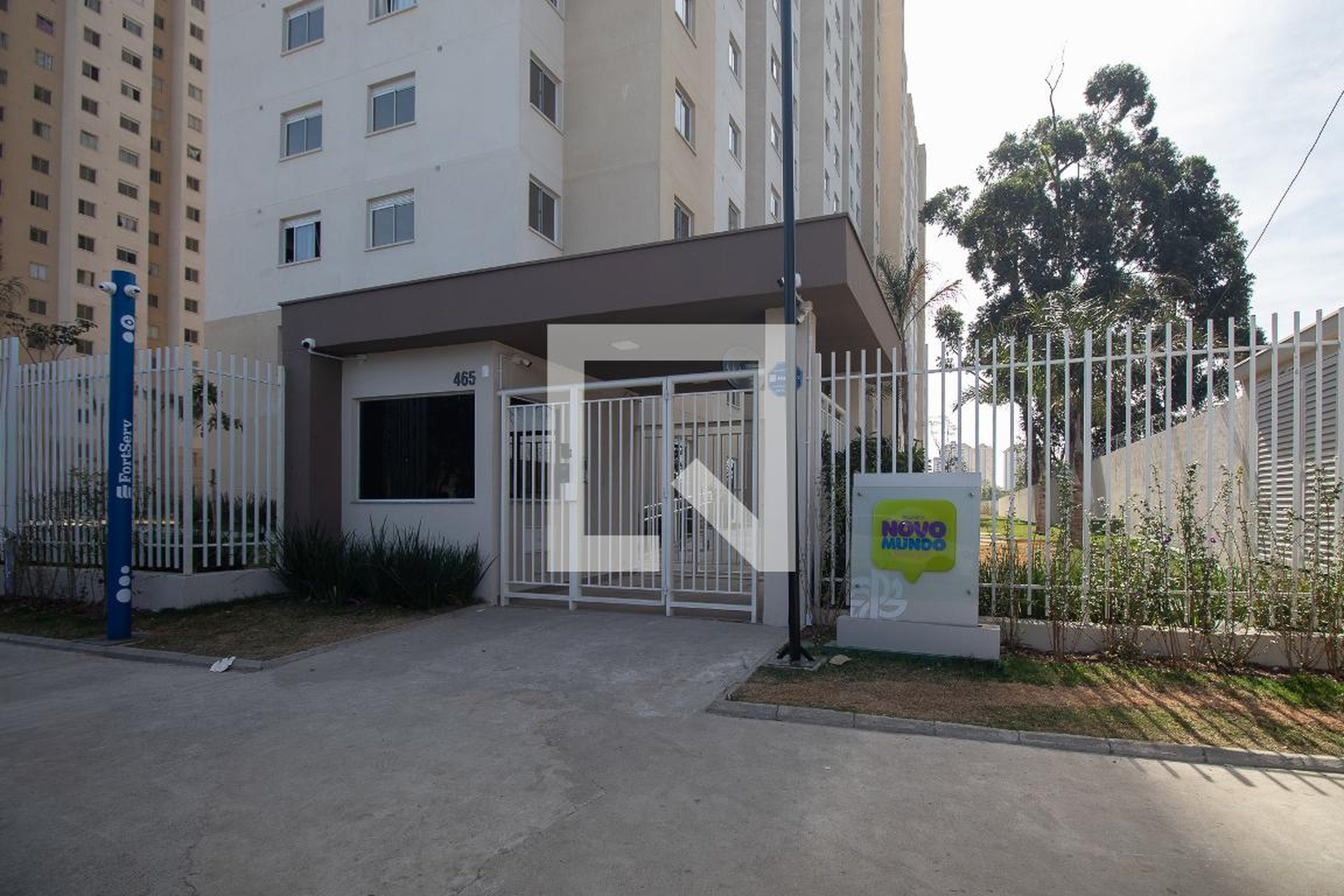 Fachada Condomínio Plano&Novo Mundo