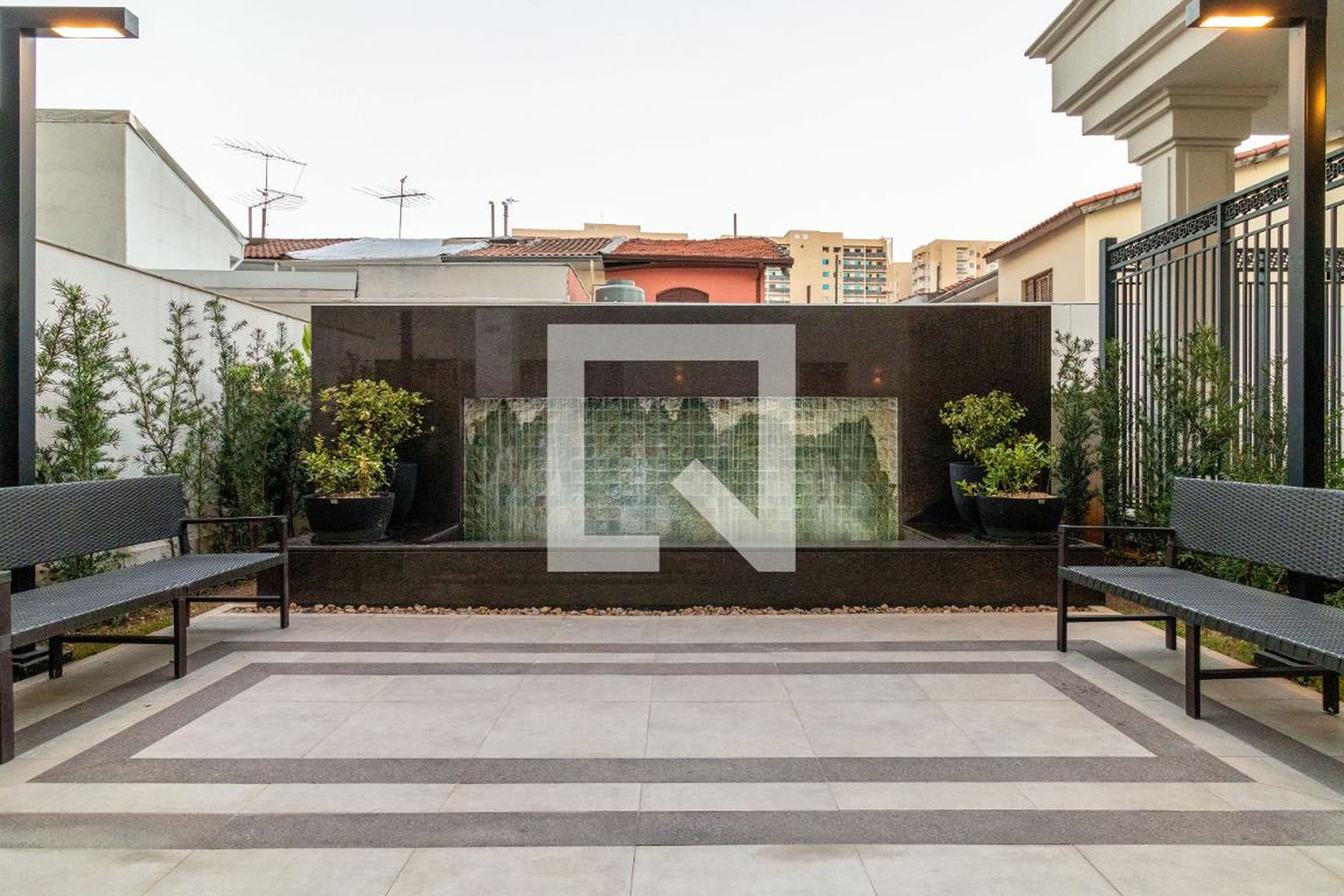 Hall de entrada - Living Clássico