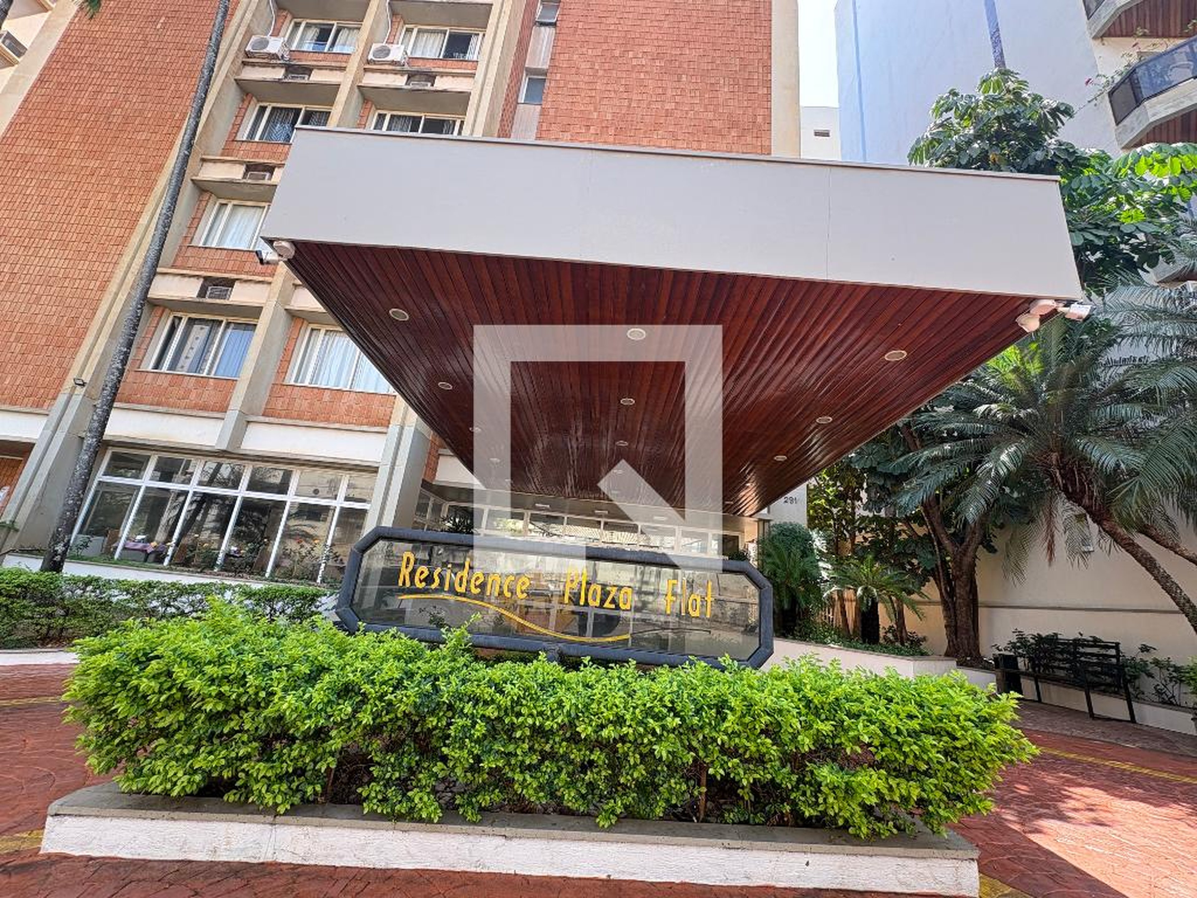 Fachada Condomínio Residence Plaza Flat