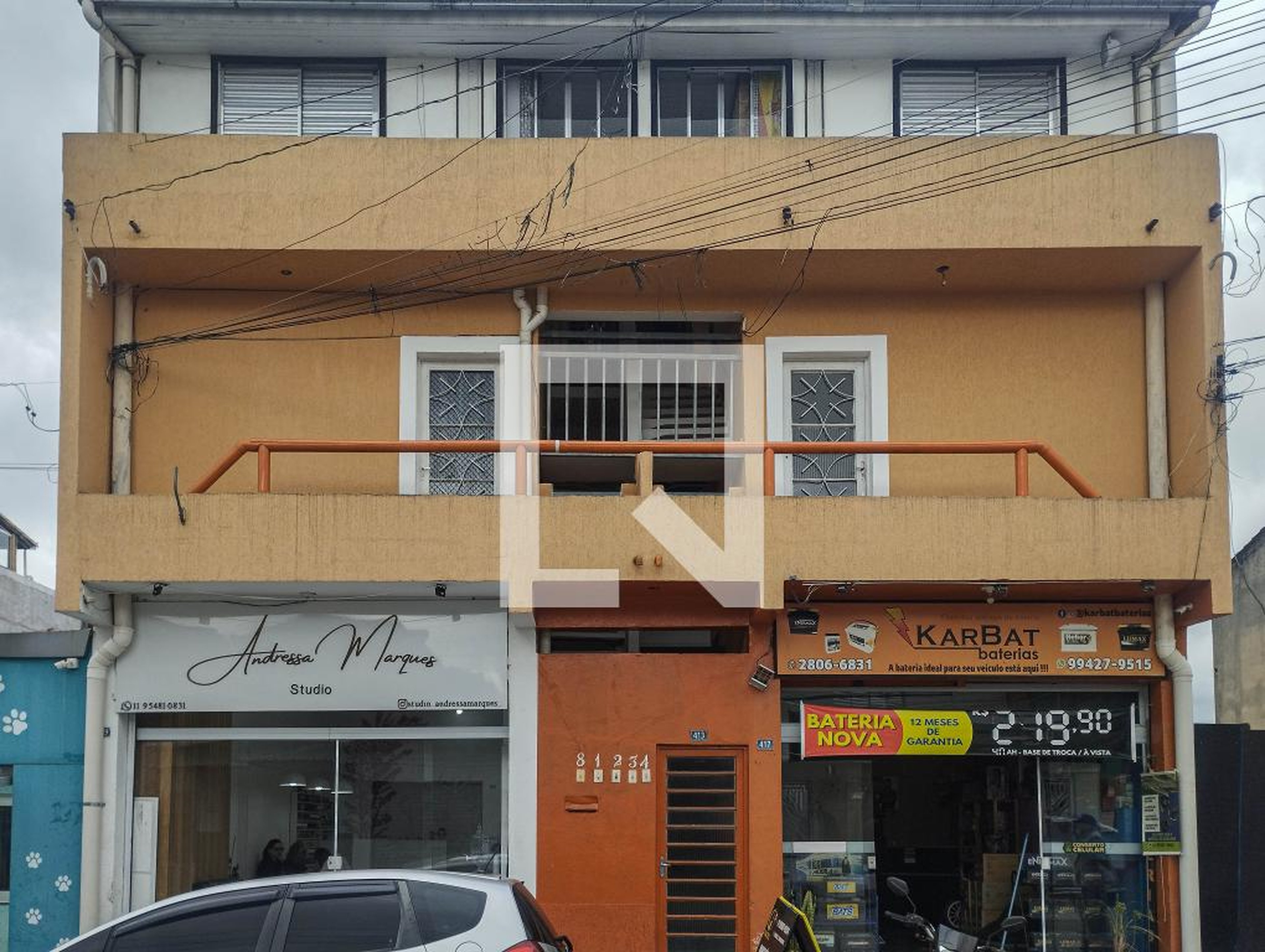 Fachada Condomínio em Rua Paulo Castaldelli, 413
