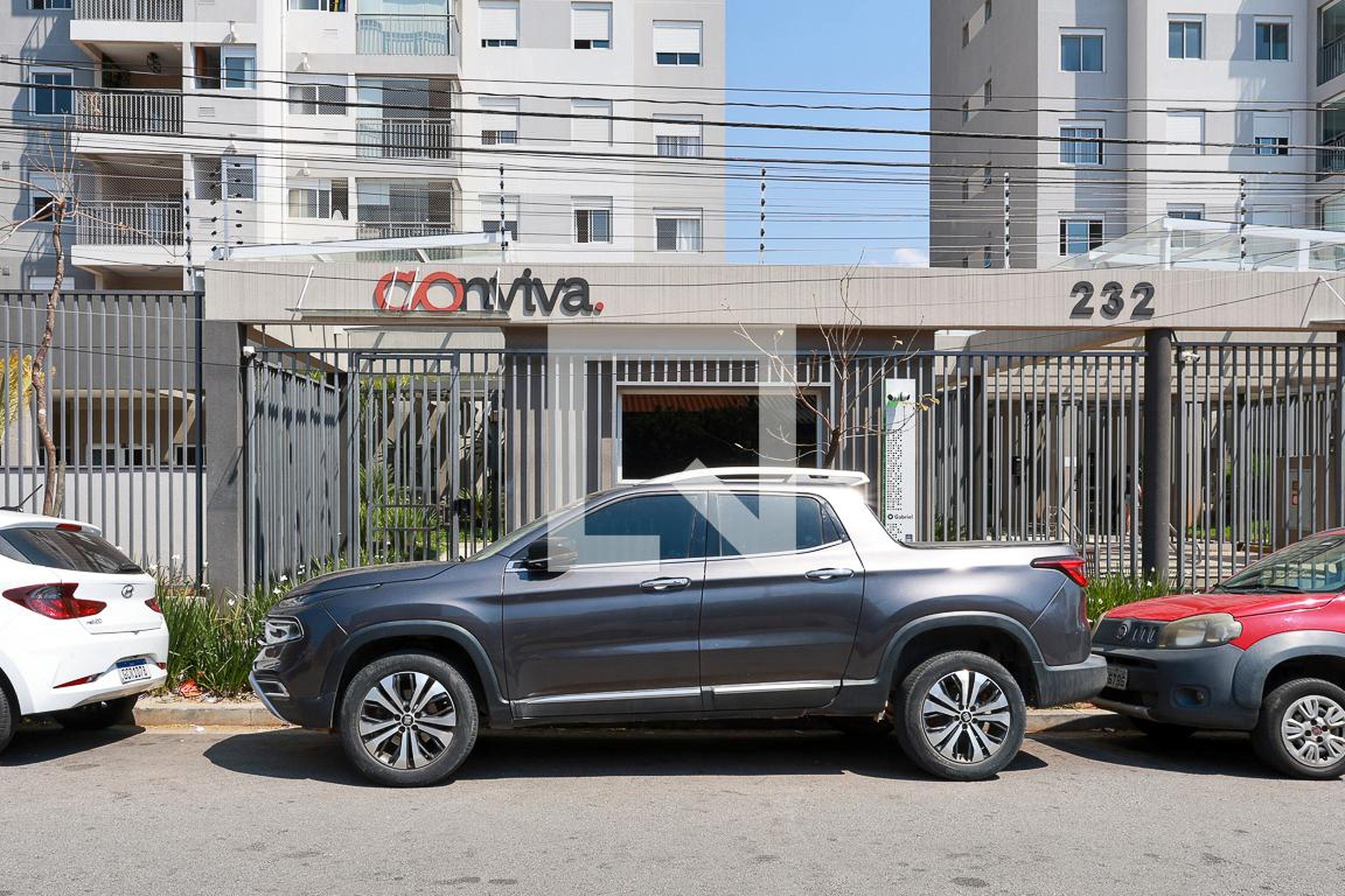 Fachada do condomínio Condomínio Conviva