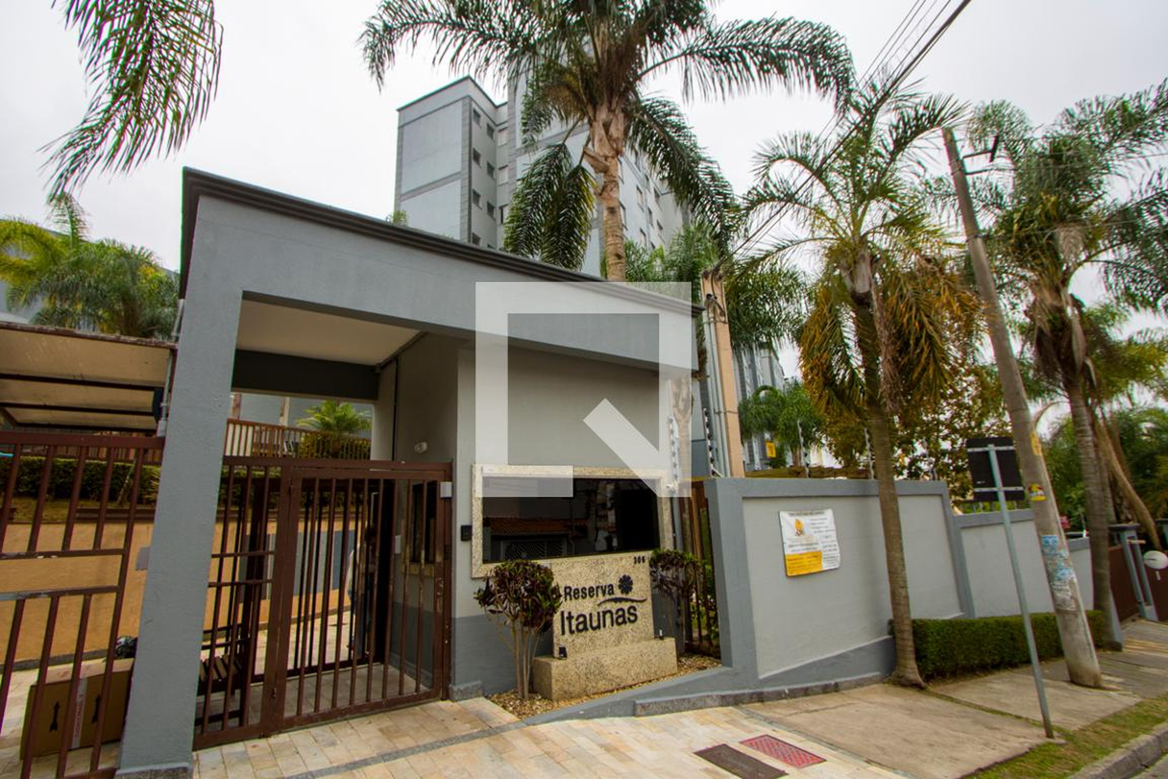 Fachada do condomínio Condomínio Reserva Itaunas