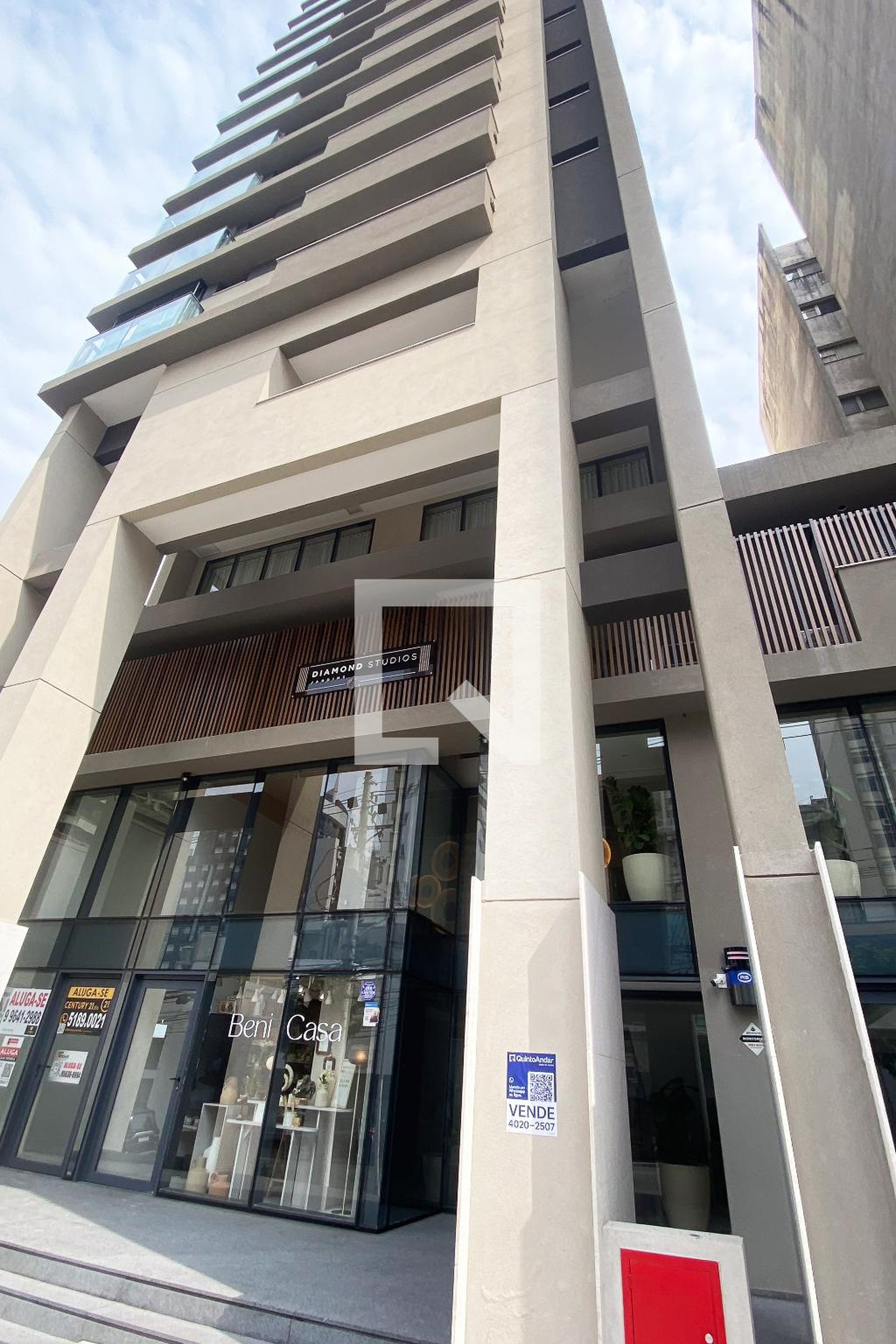 Fachada Condomínio Diamond Studios Jardins