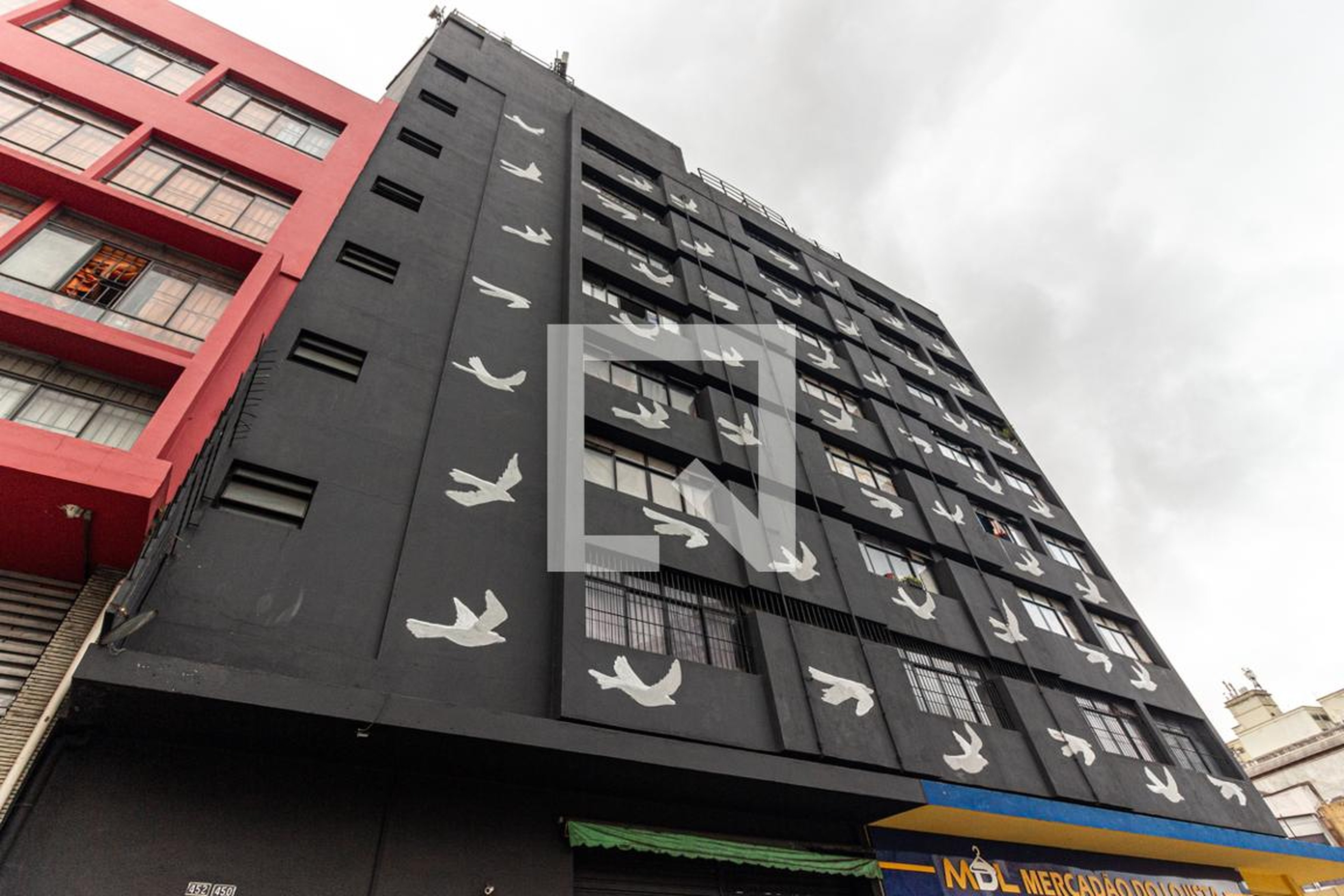 Fachada Condomínio em Avenida Prestes Maia, 450