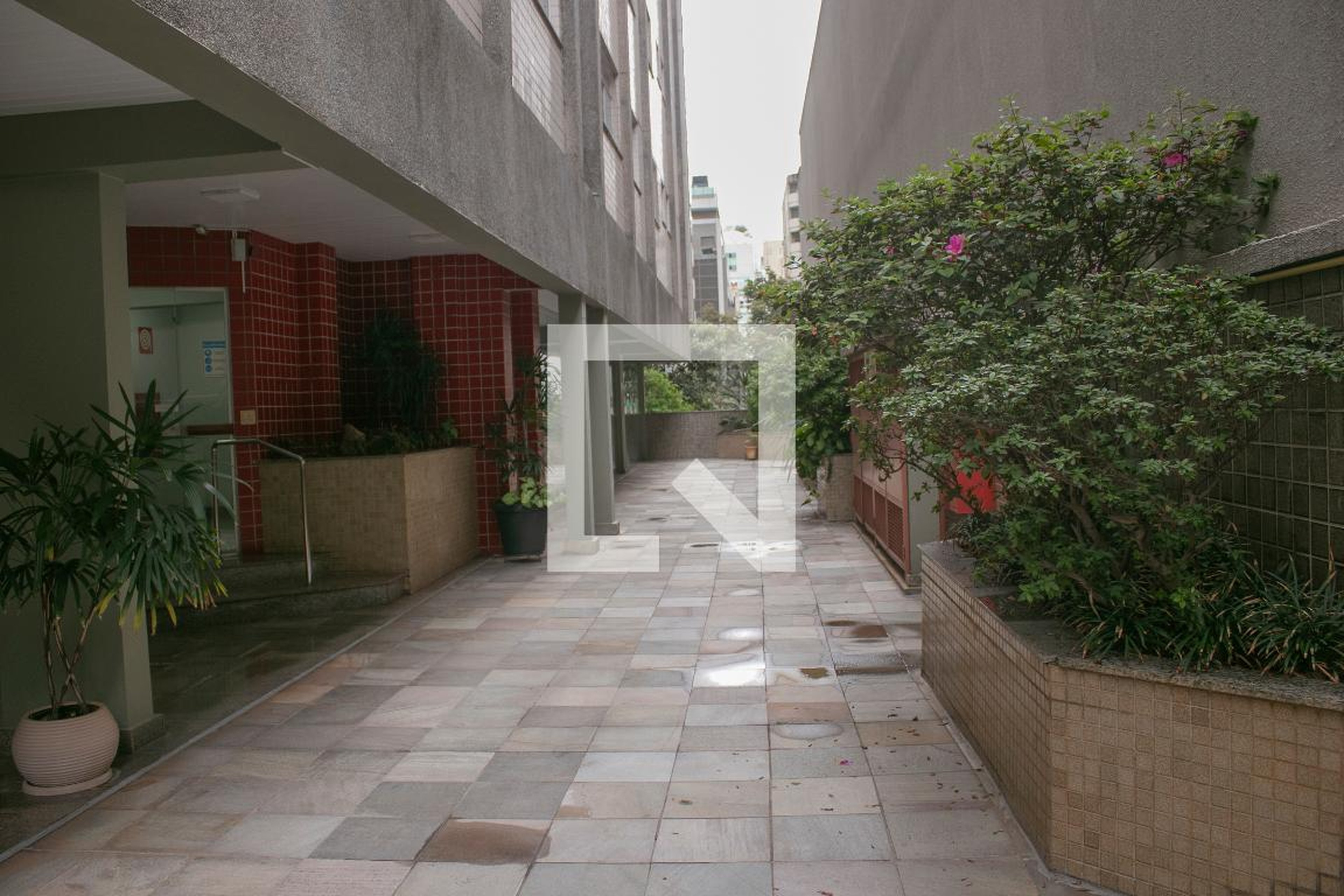 Hall de entrada Edifício Chamonix