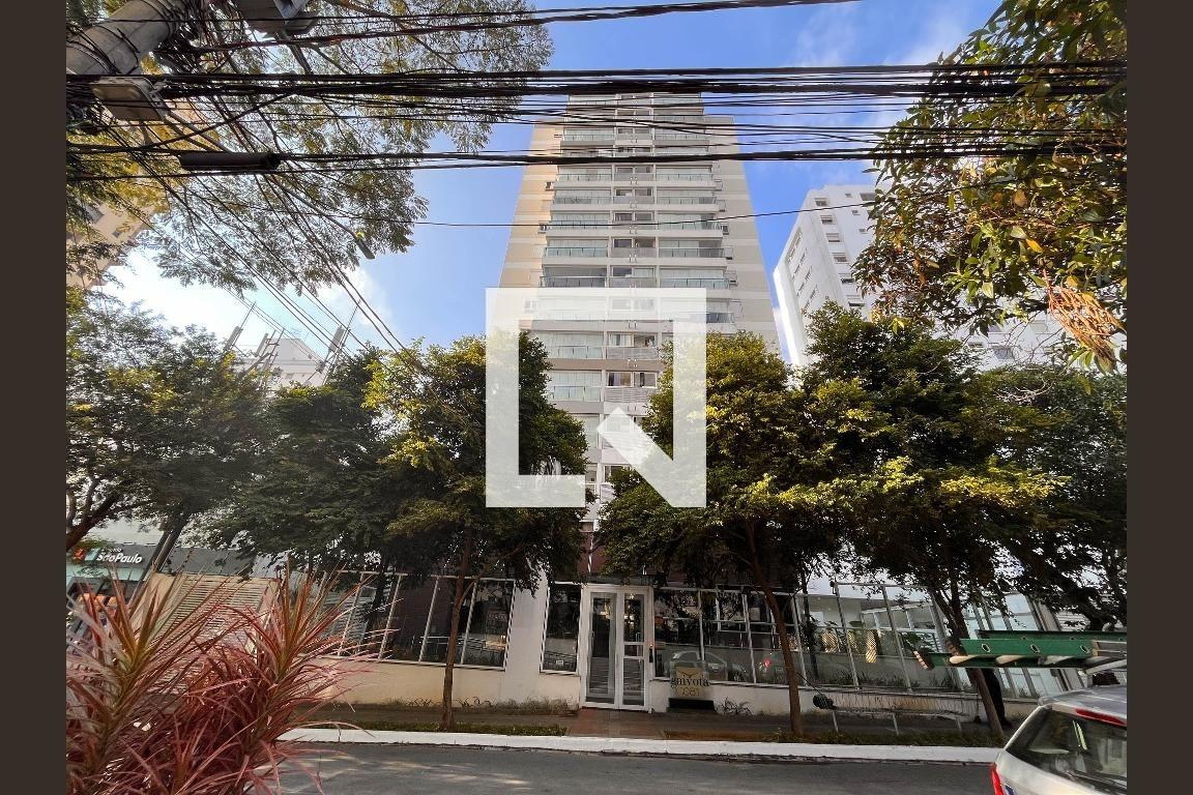 Fachada Condomínio em Rua Gaivota, 1005