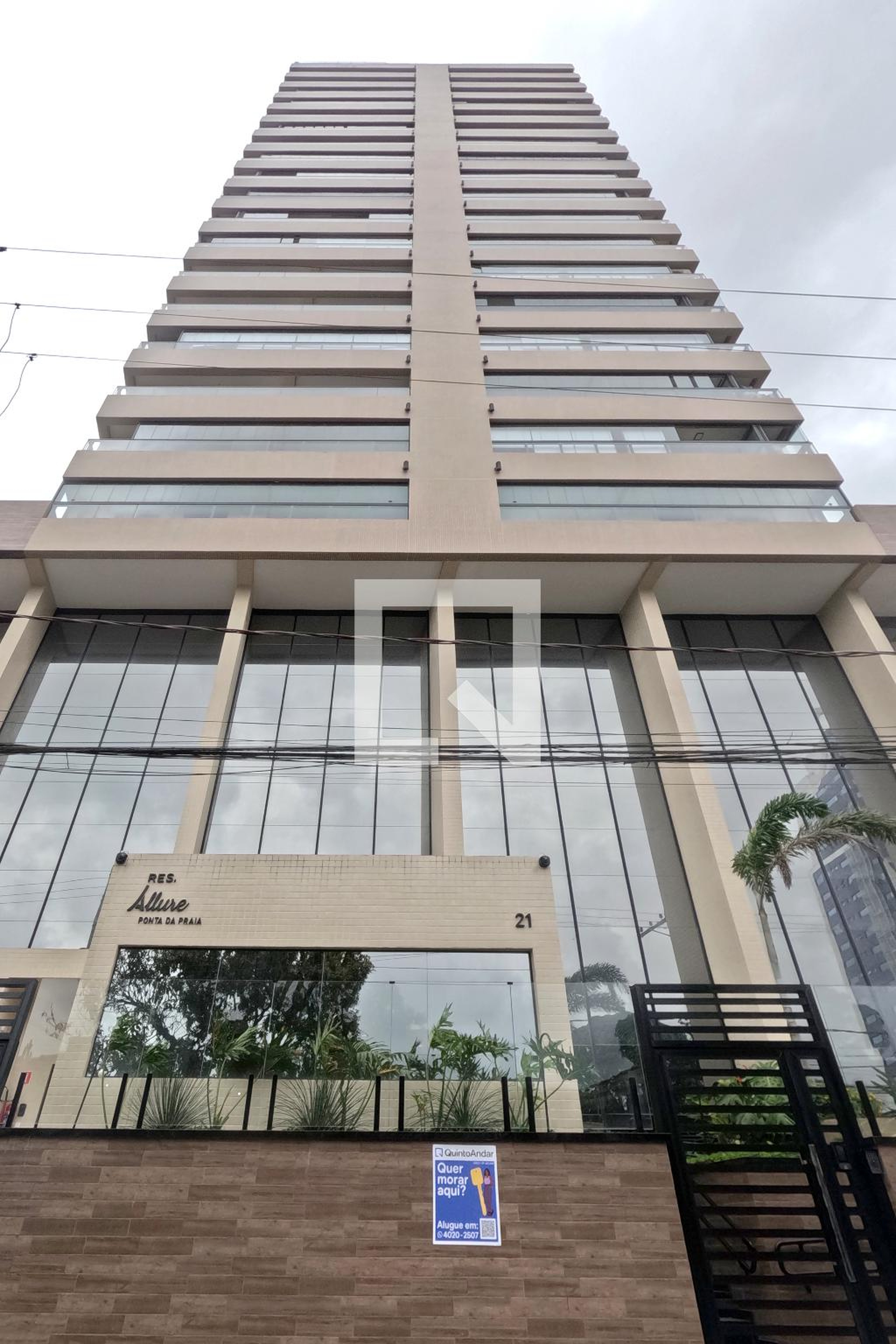 Fachada Condomínio Allure Ponta da Praia