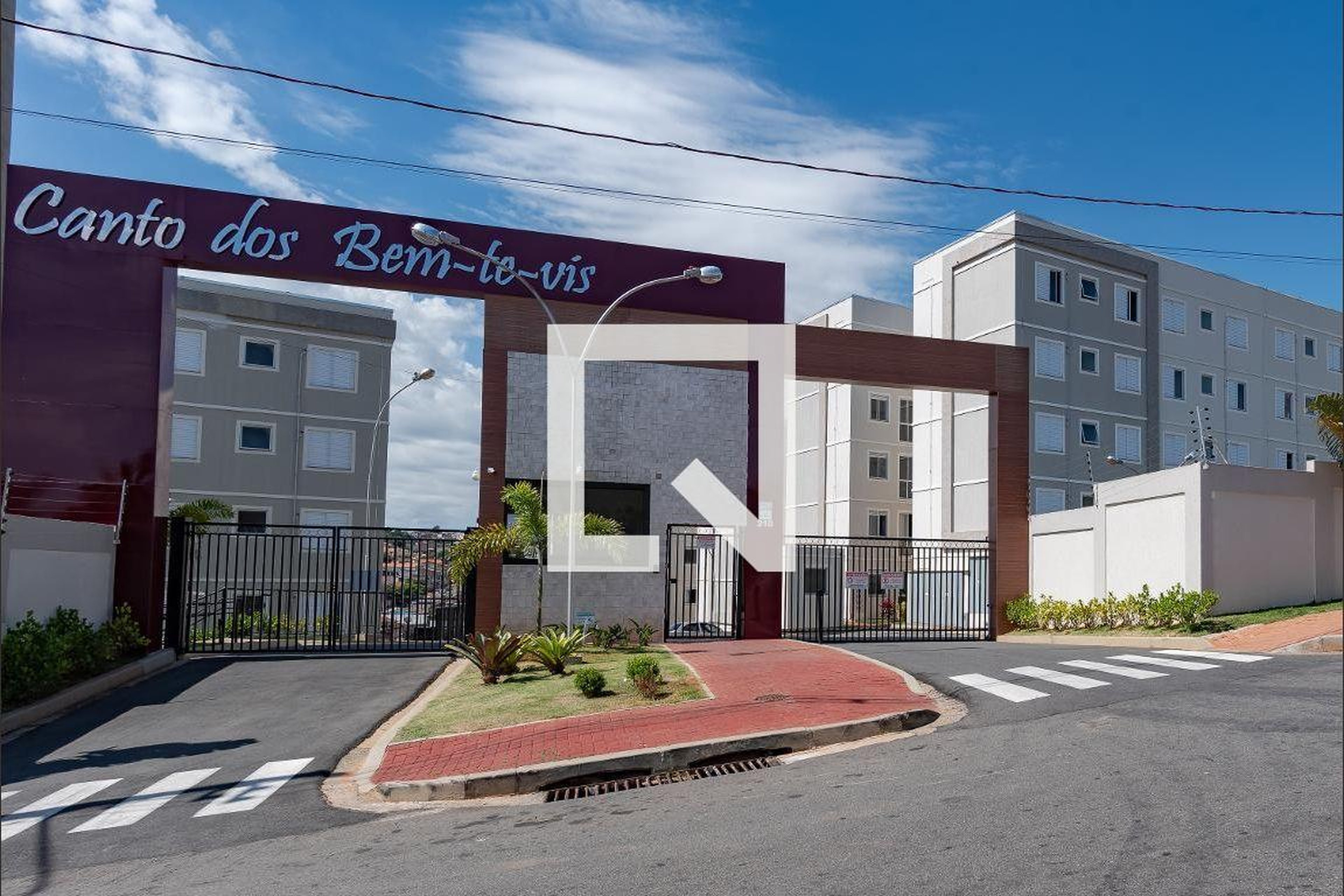 Fachada do Condomínio Residencial Canto dos Bem-Te-Vis