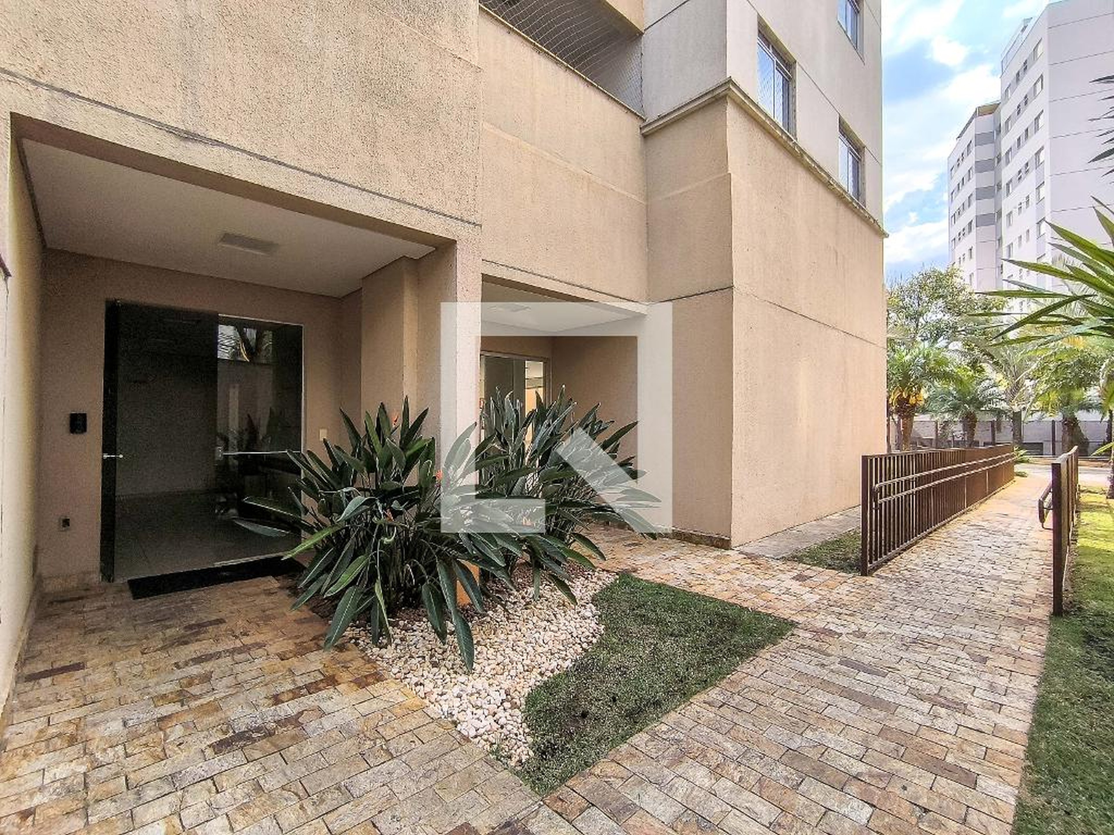 Hall de entrada - Residencial Conquista Ouro Preto