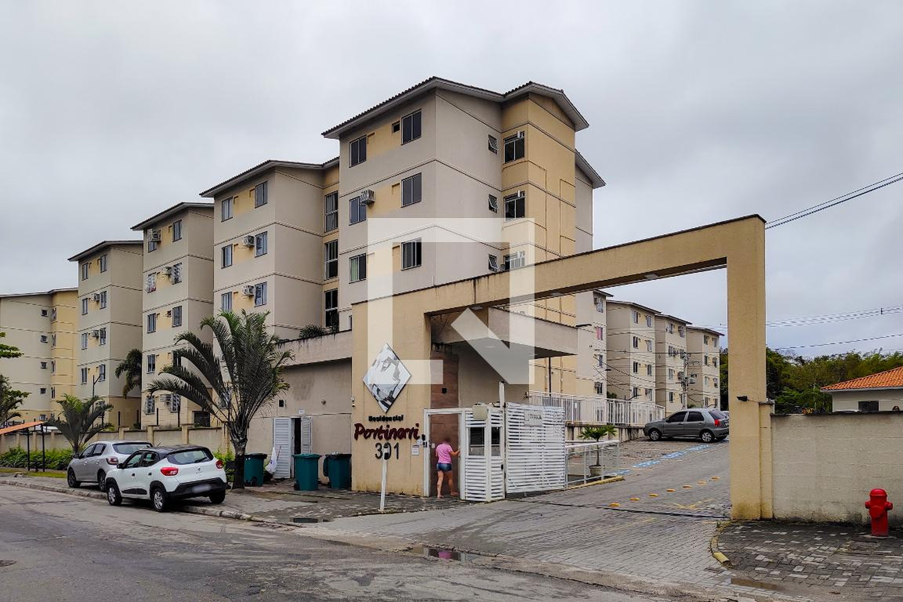 Fachada do condomínio Residencial Portinari