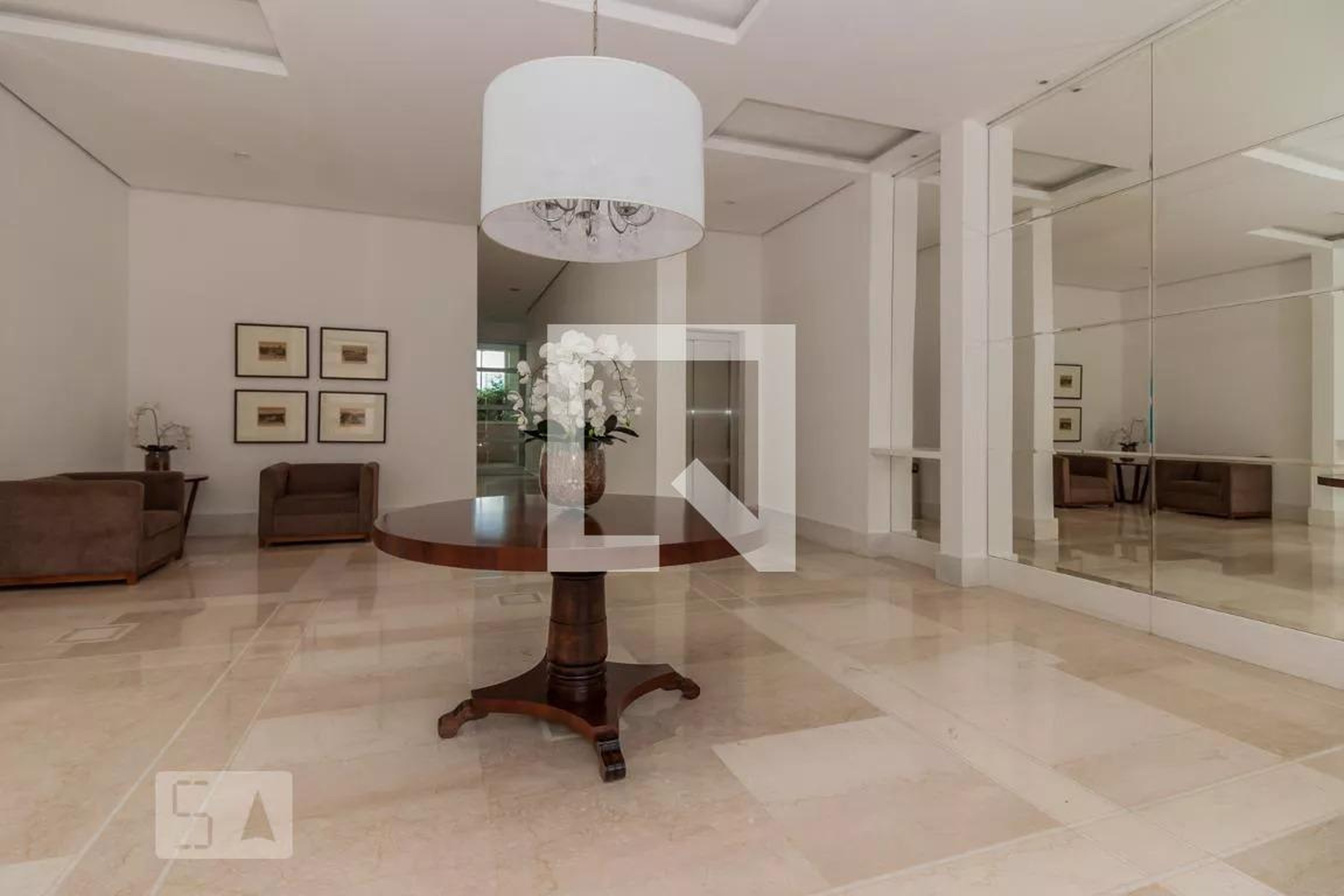 Hall social - Residencial Raízes