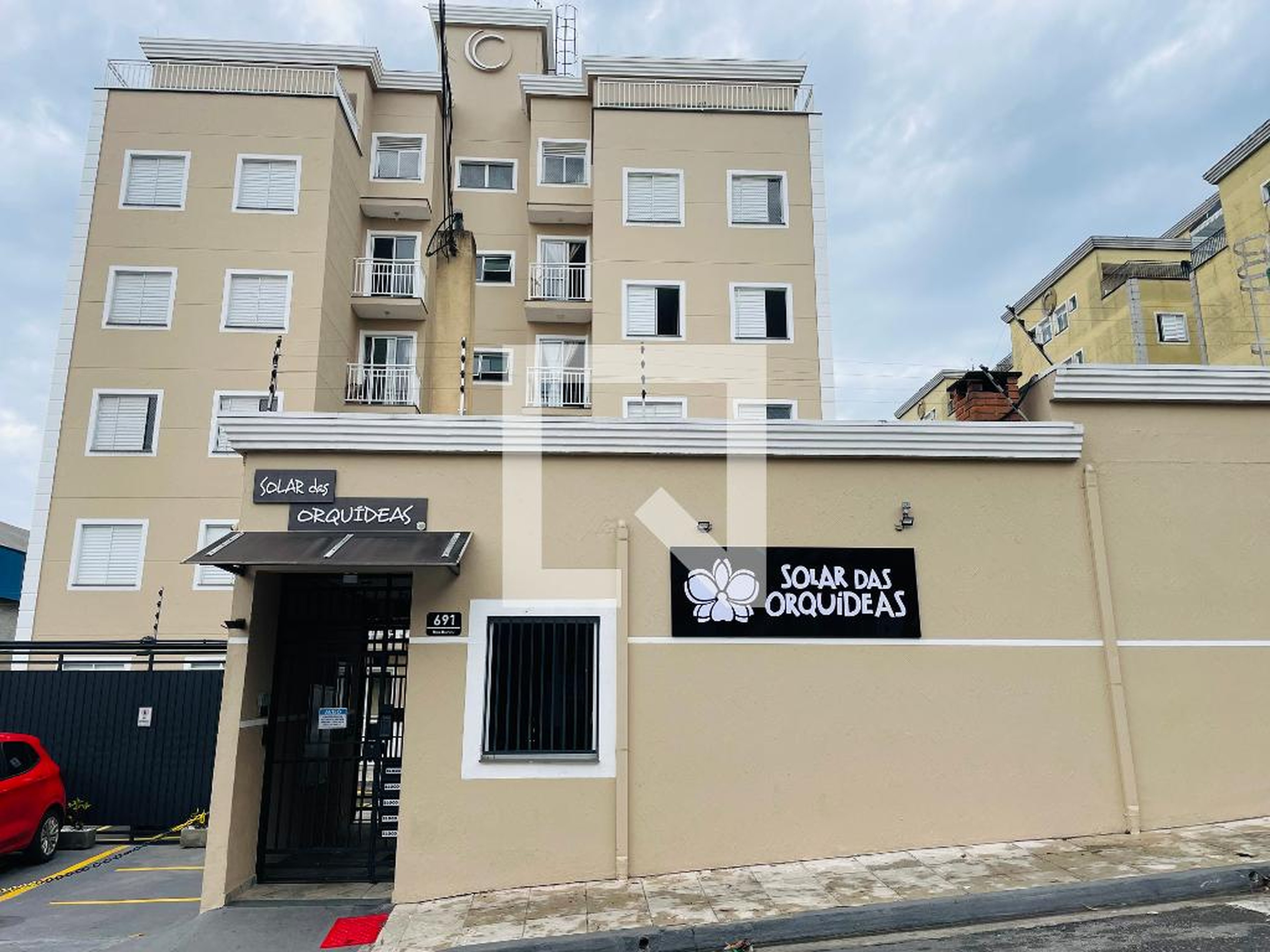 Fachada do predio Condomínio Solar das Orquídeas