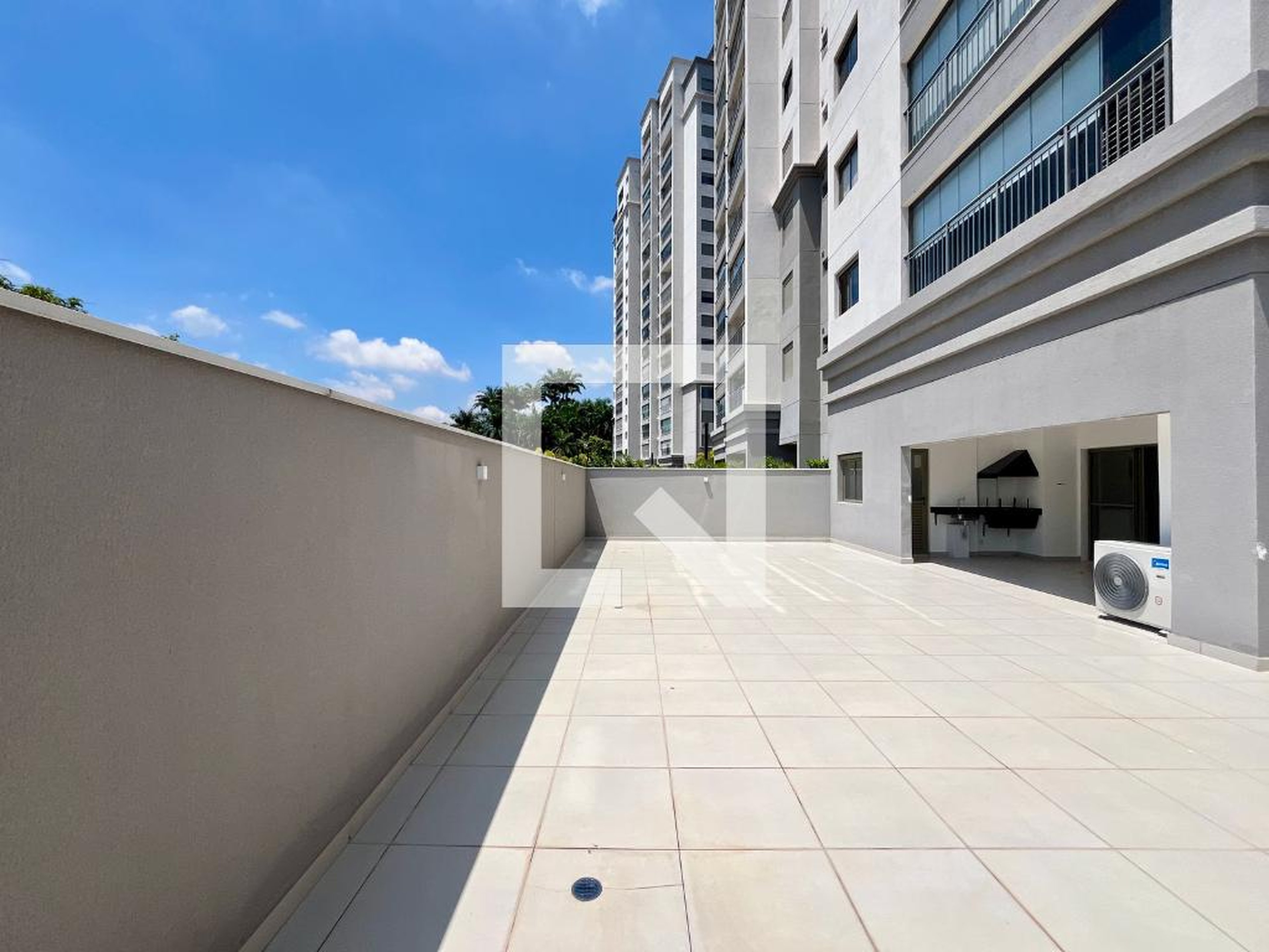 Área externa - Living Grand Wish Nova Campinas