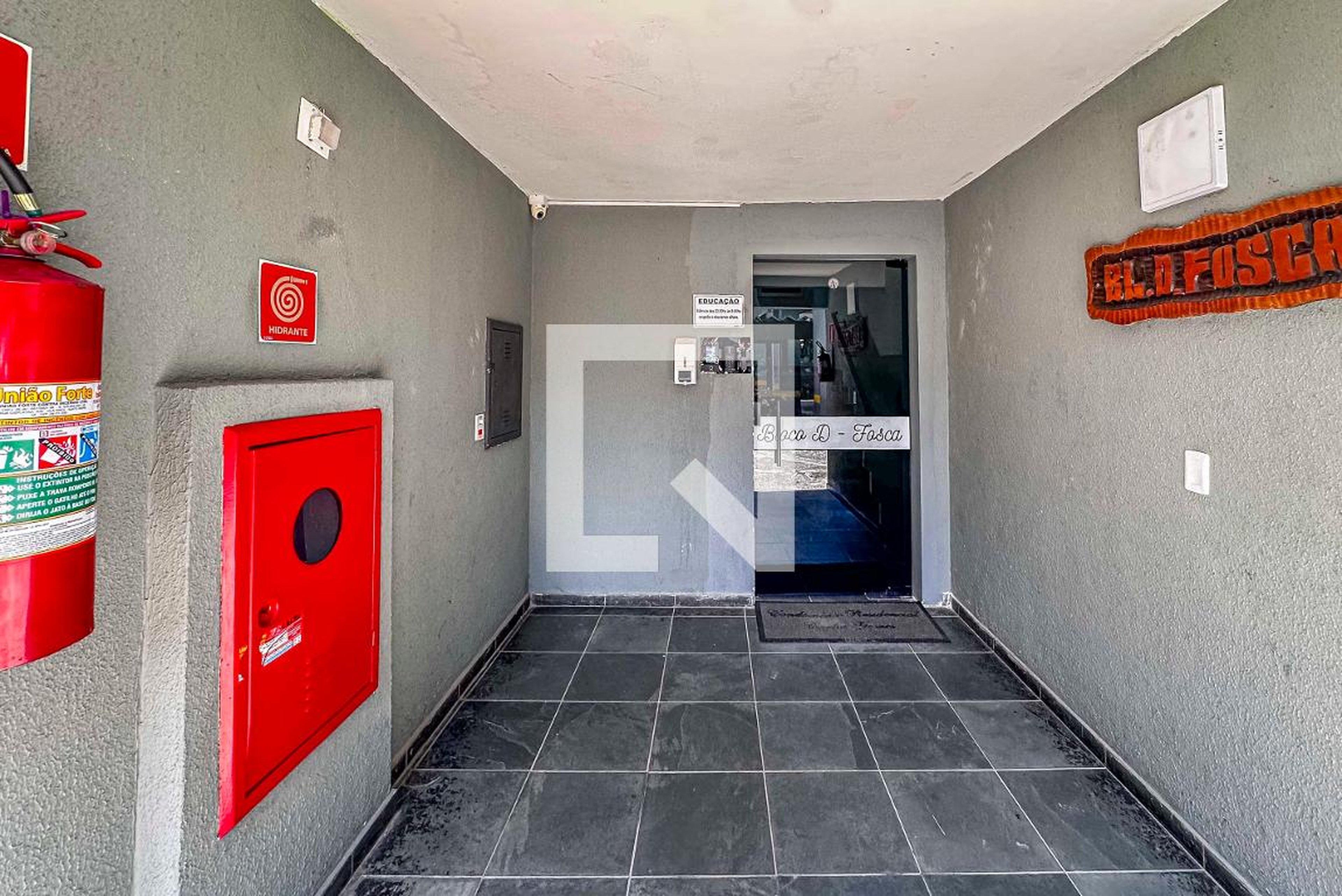 Hall de entrada - Residencial Carlos Gomes