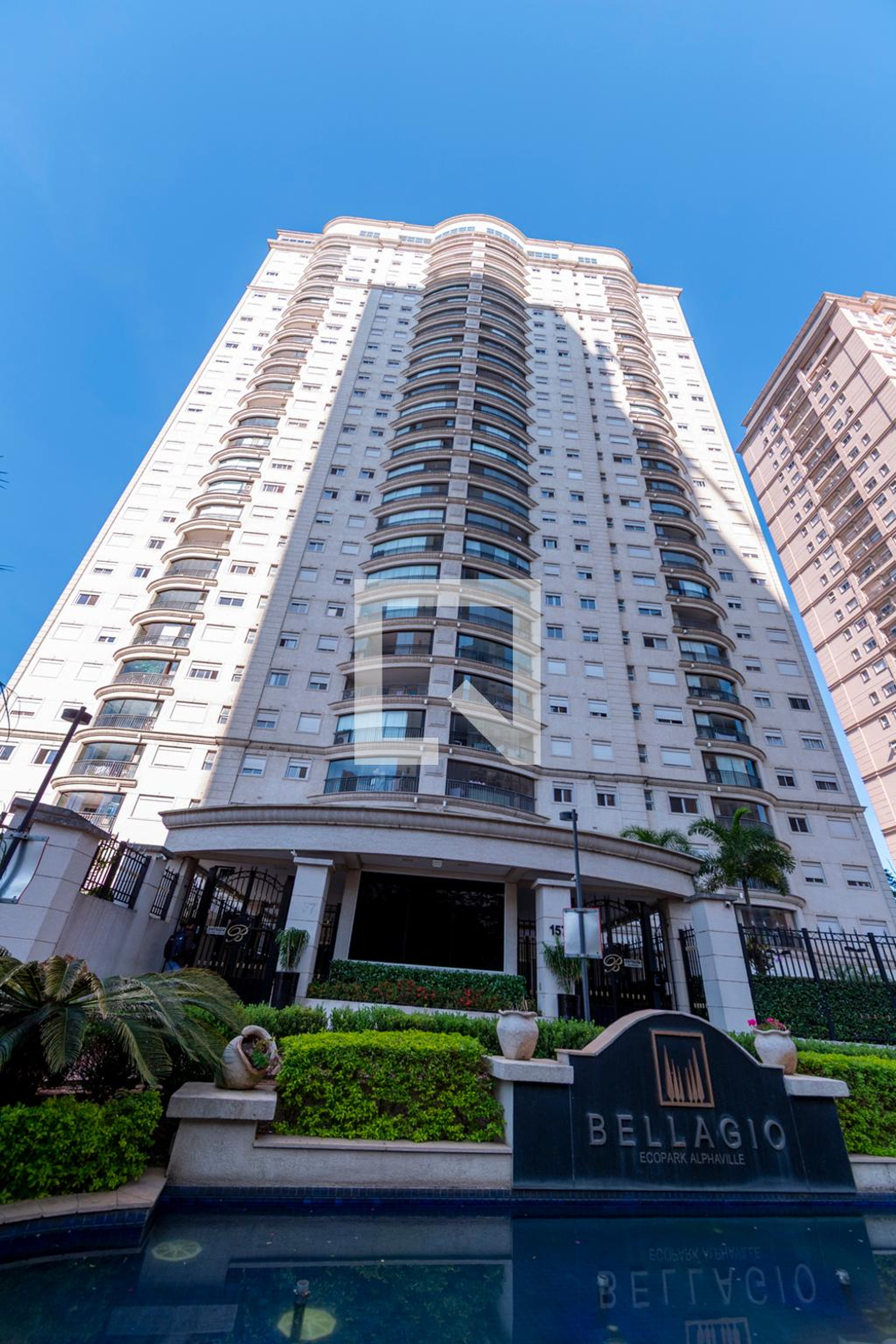 Fachada do Prédio Condomínio Bellagio Ecopark Alphaville