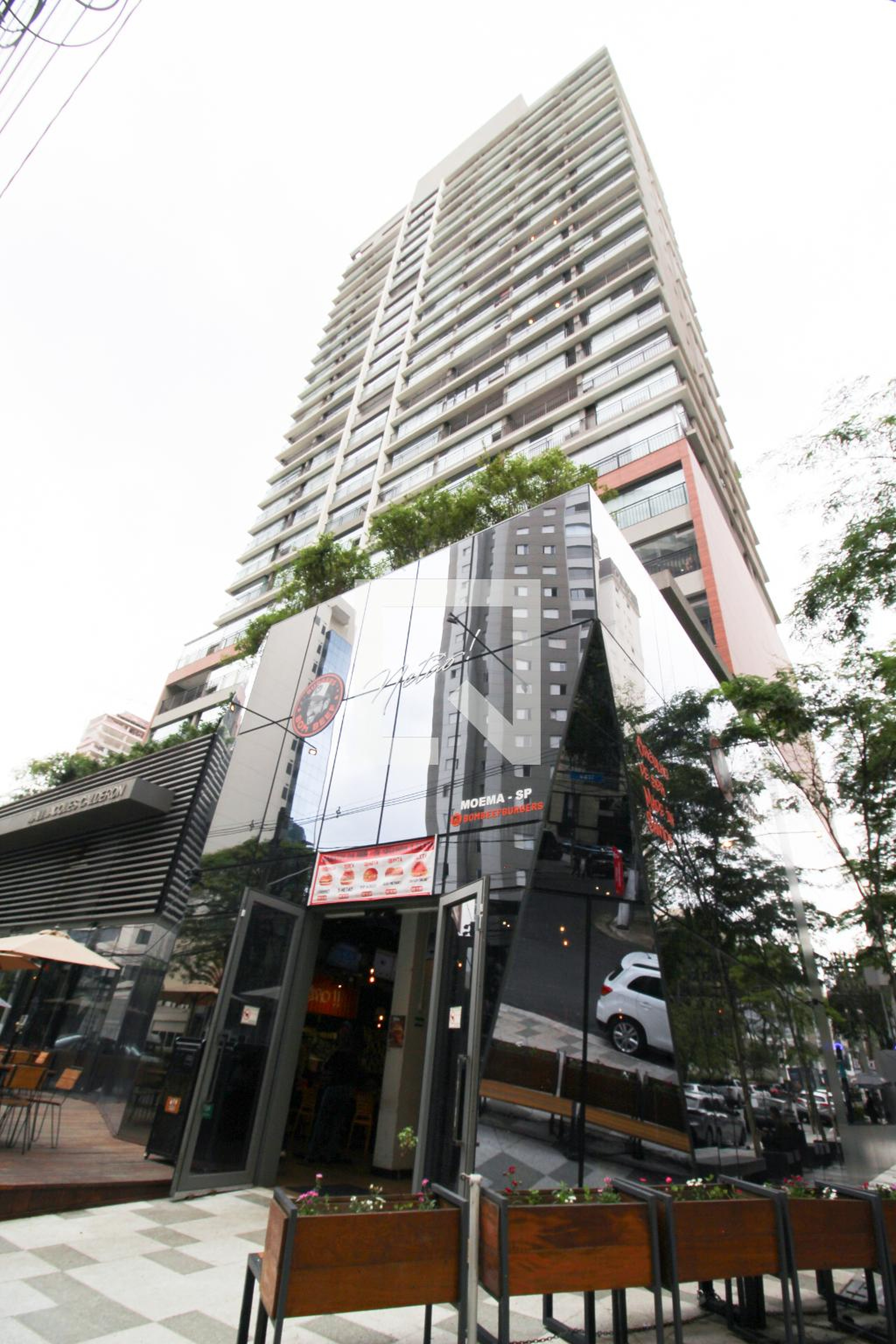 Fachada Condomínio Vitrali Flat Hotel Moema