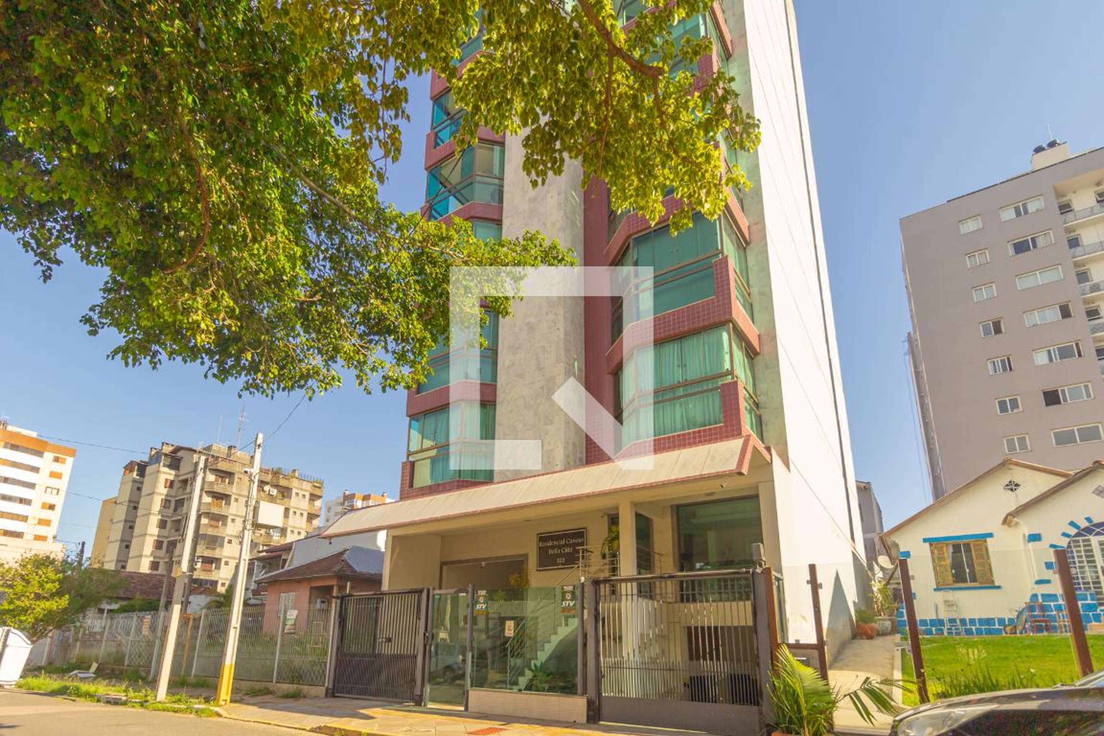 Fachada do Condomínio Residencial Canoas Bella Cittá