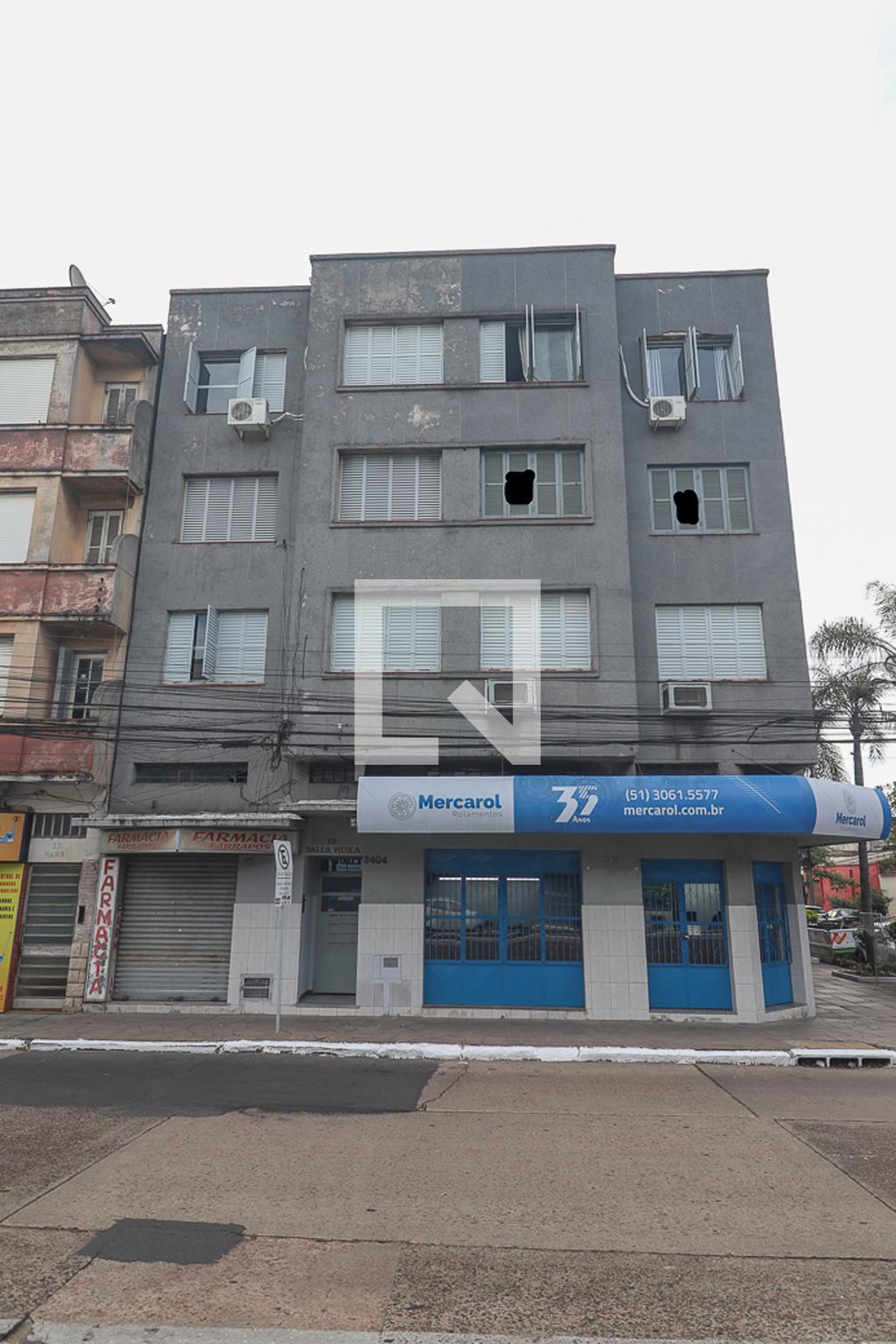 Fachada Condomínio em Avenida Farrapos, 3404