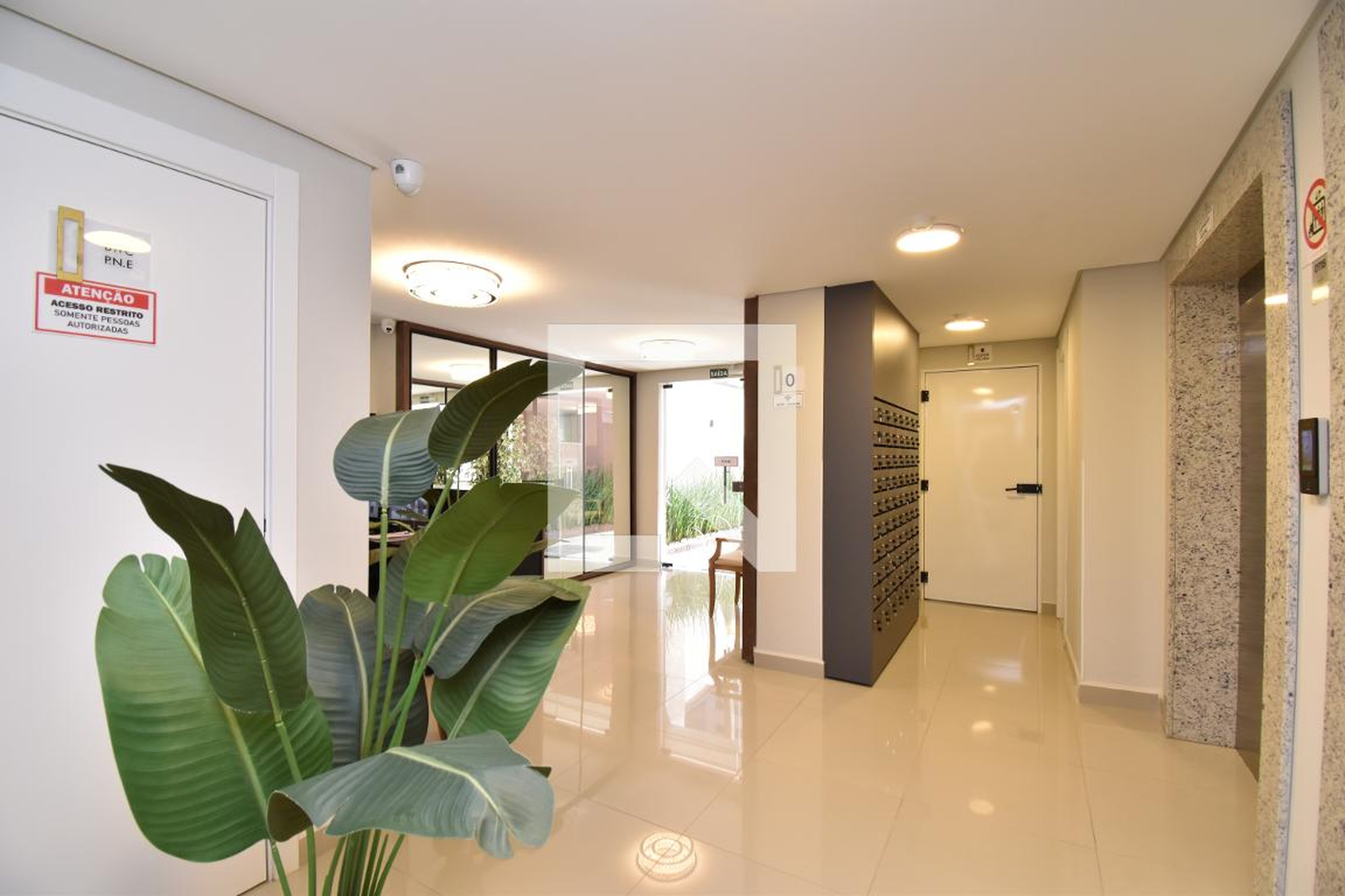 Hall de entrada - Residencial Refinatto