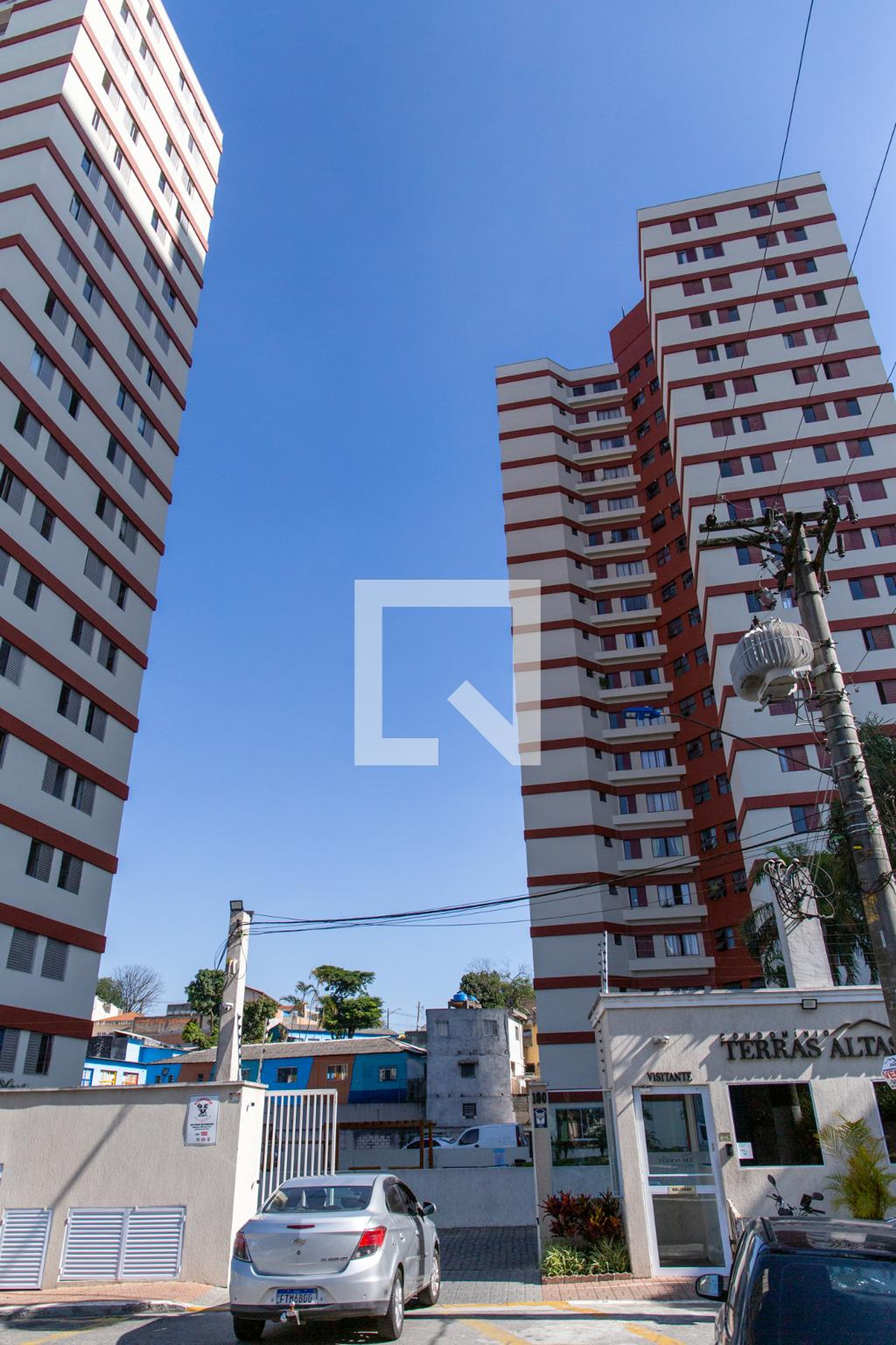 Fachada do condomínio Condomínio Terras Altas