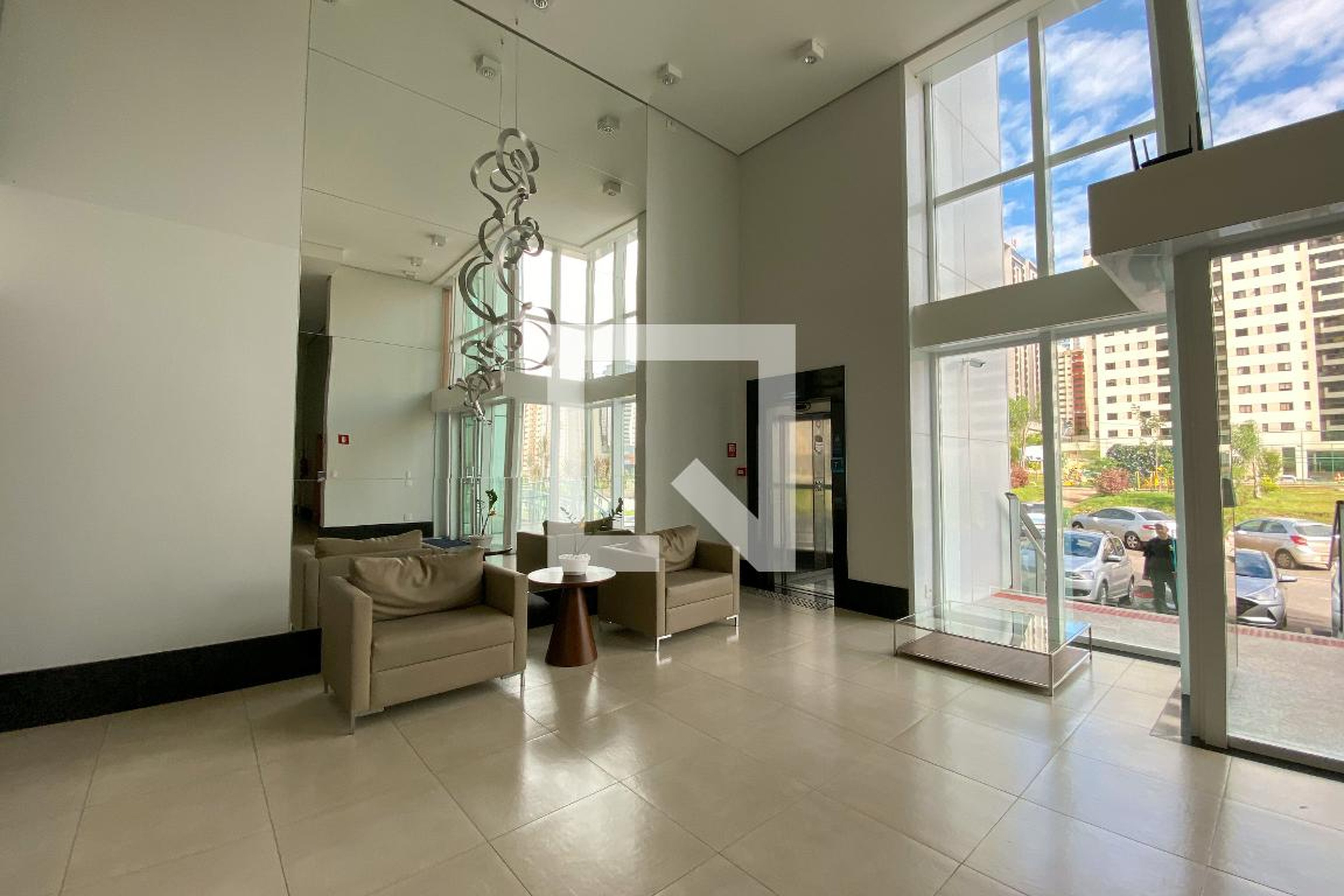 Hall de entrada - Residencial LE Paysage