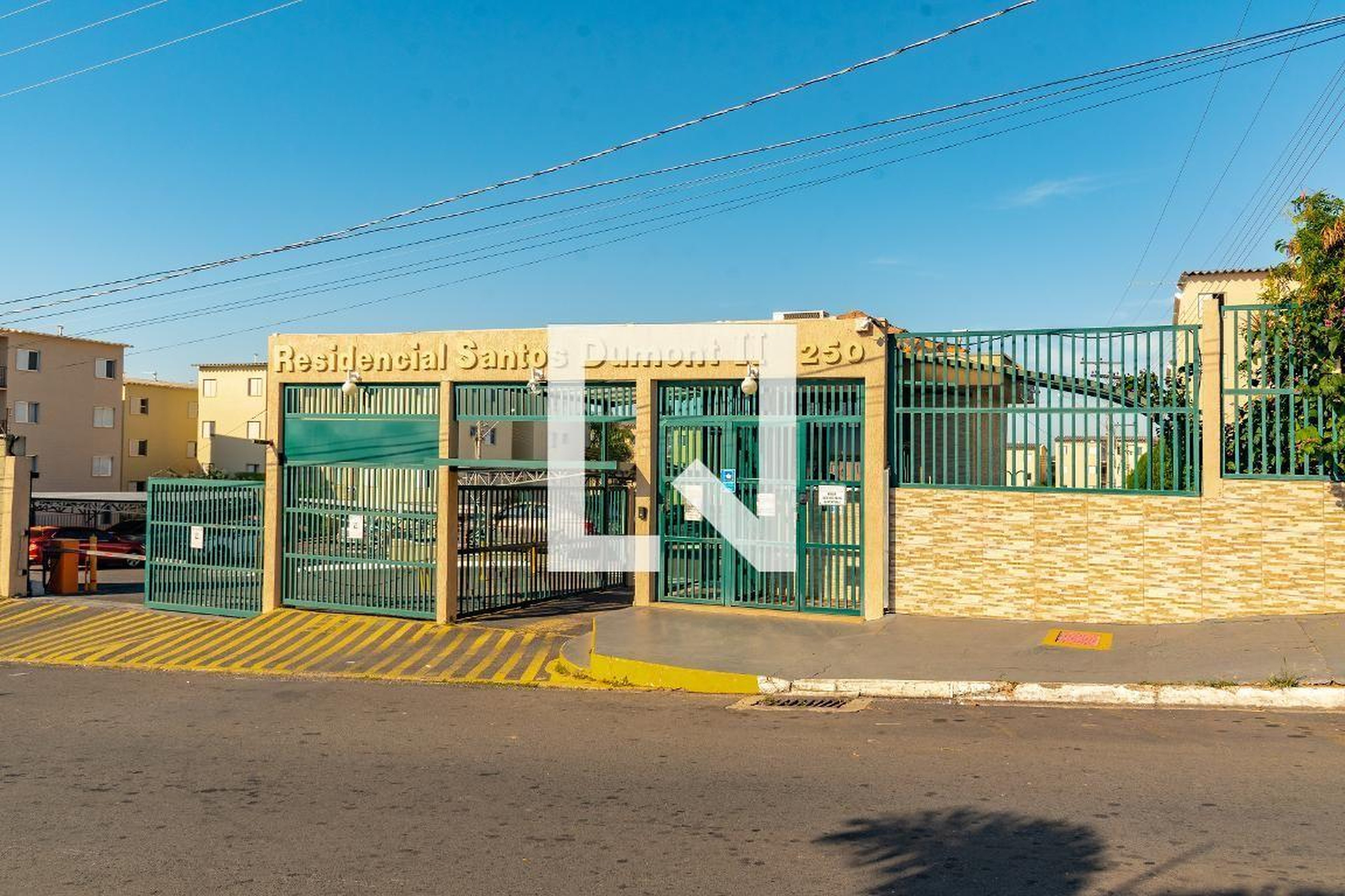 Fachada do Condomínio Residencial Santos Dumont II