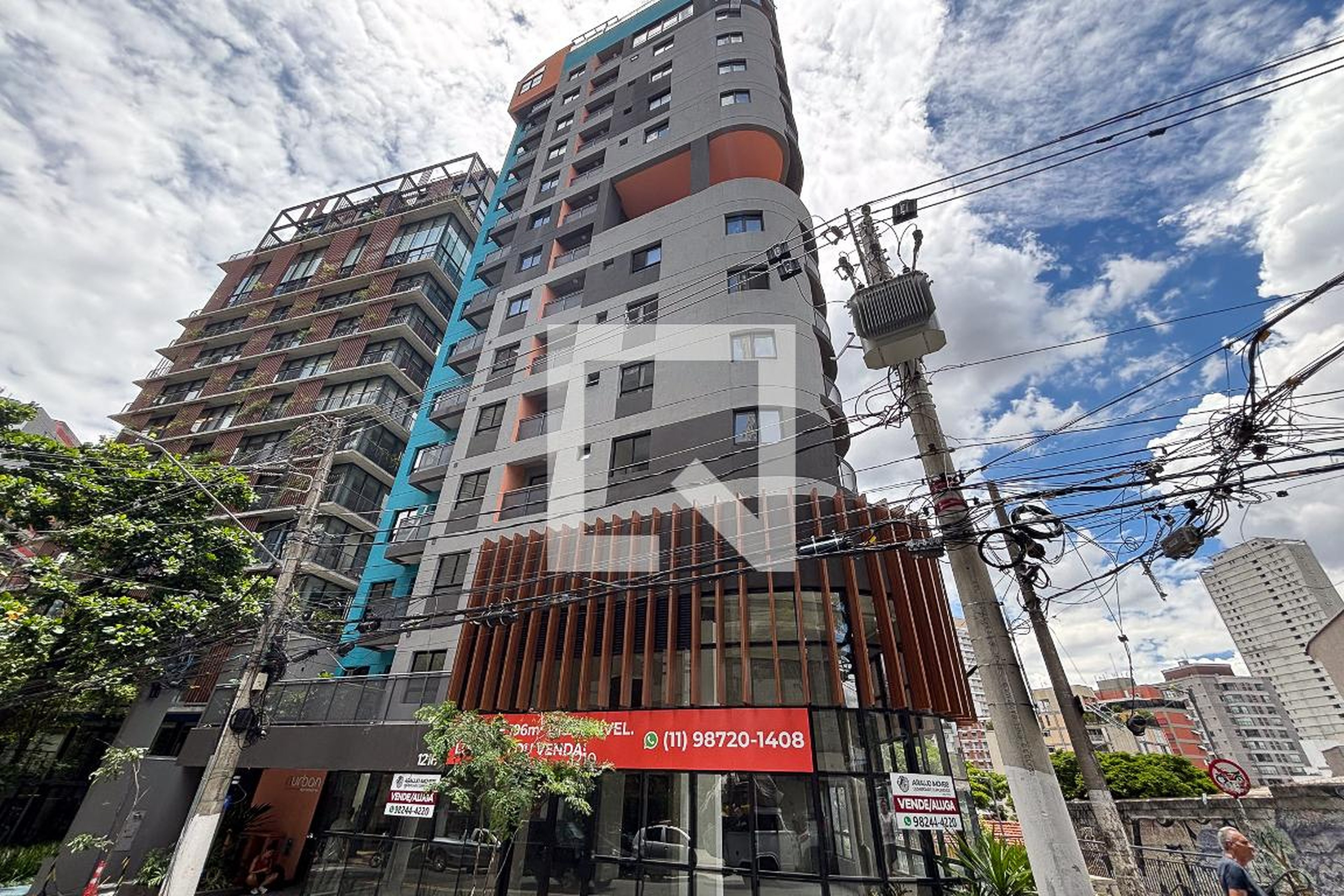 fachada do predio Condomínio Nurban Vila Madalena