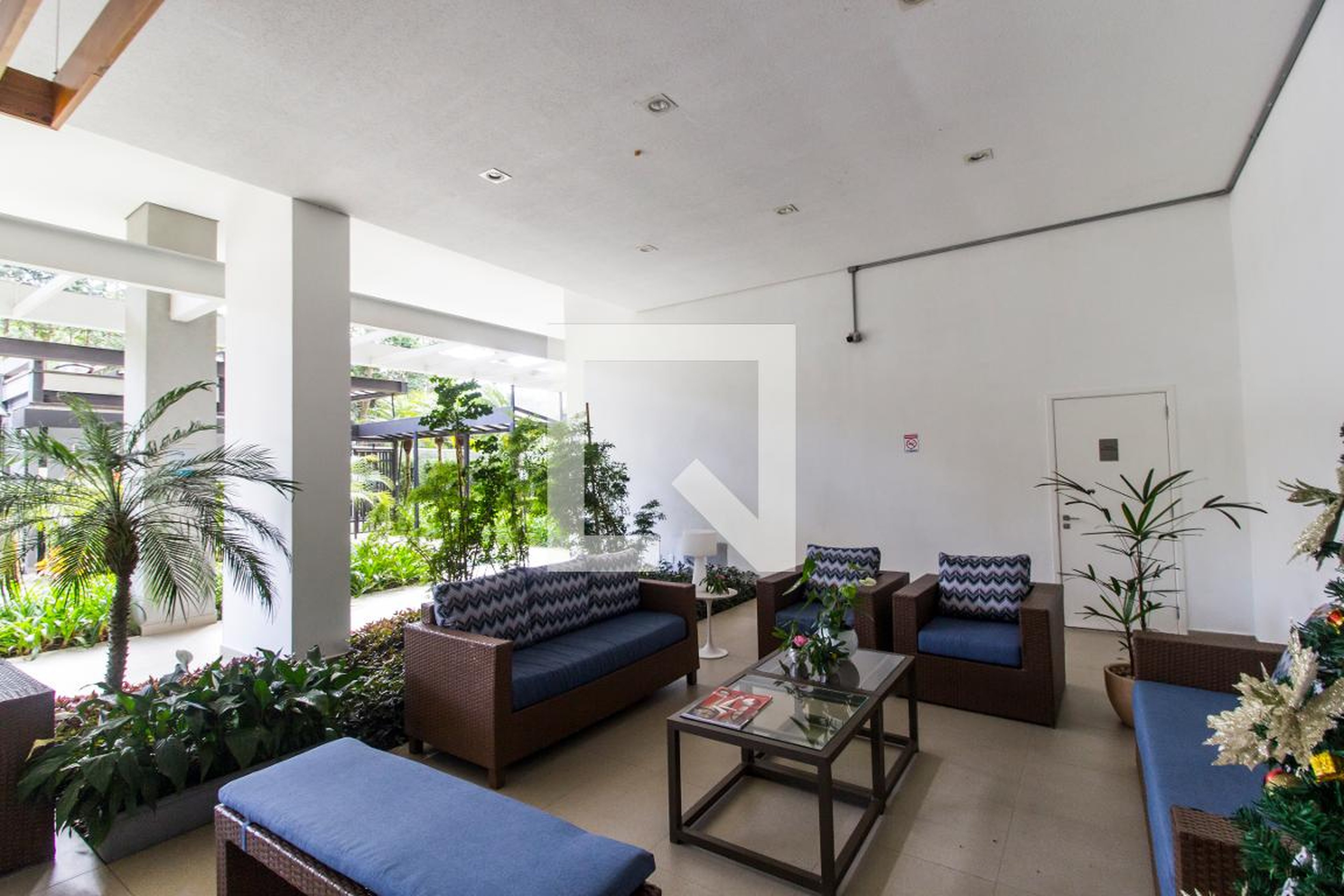 Hall social Condomínio em Avenida Marcos Penteado de Ulhôa Rodrigues, 4