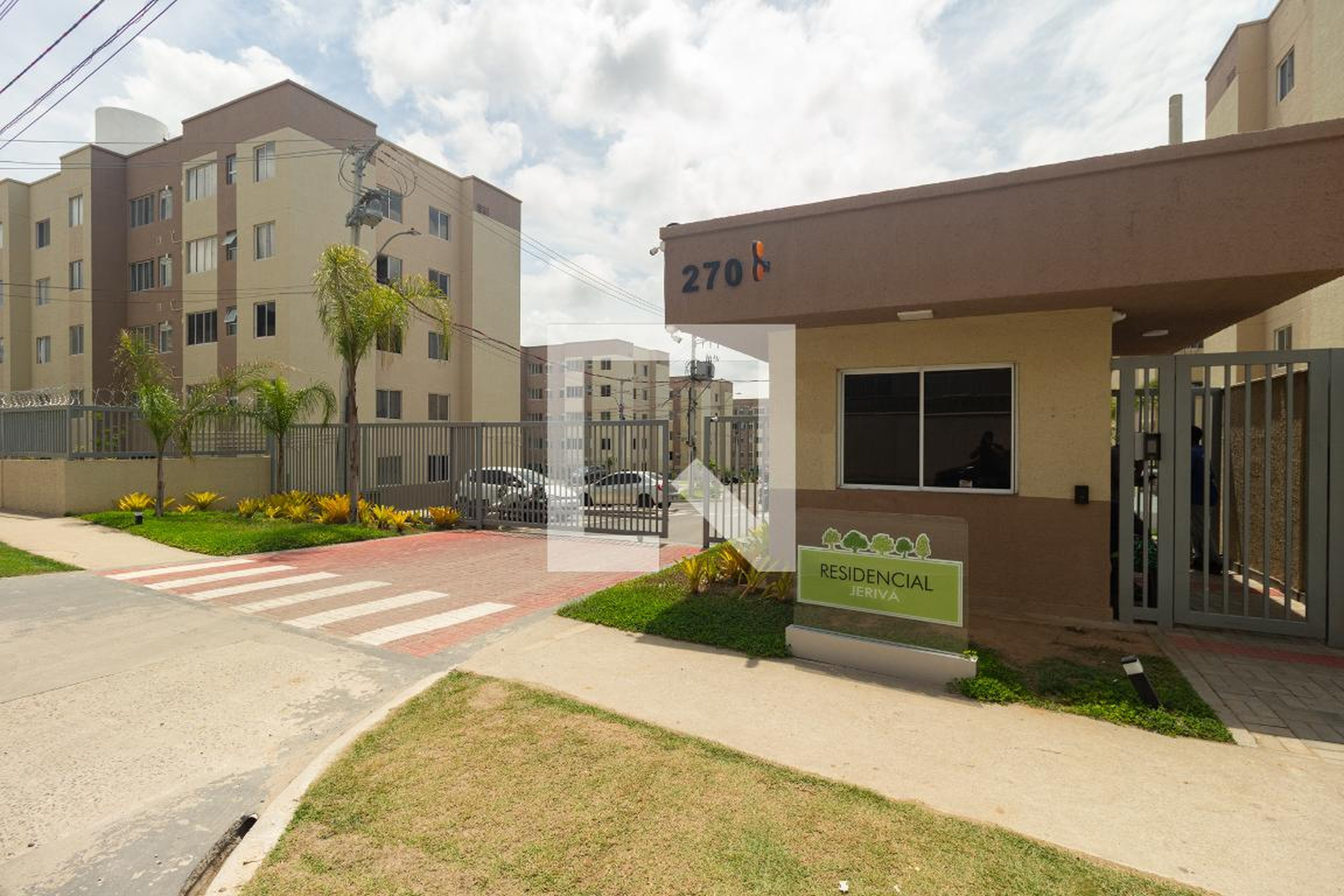 Fachada do condomínio Residencial Jerivá