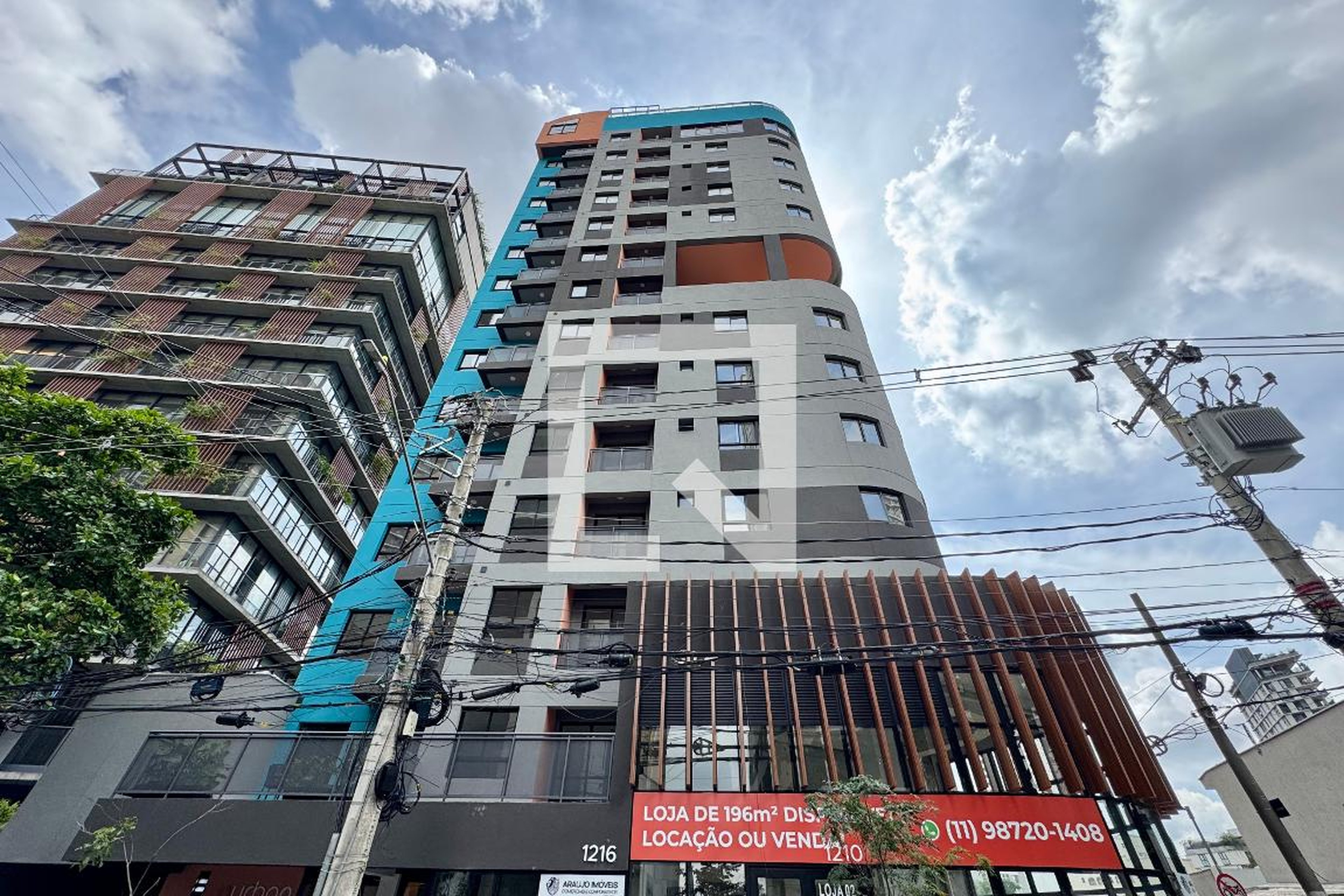 Fachada Condomínio Nurban Vila Madalena