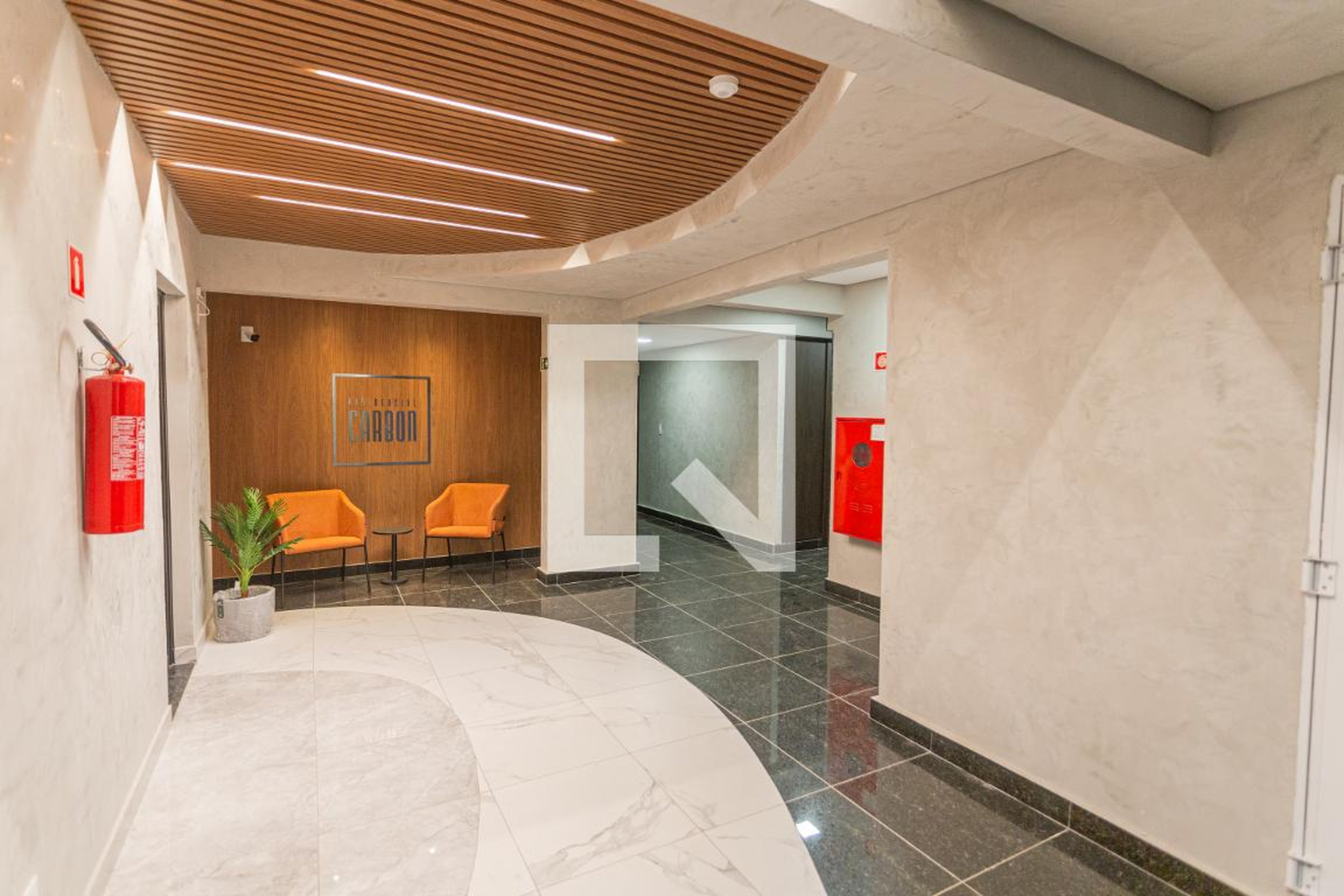 Hall de entrada - Residencial Carbon