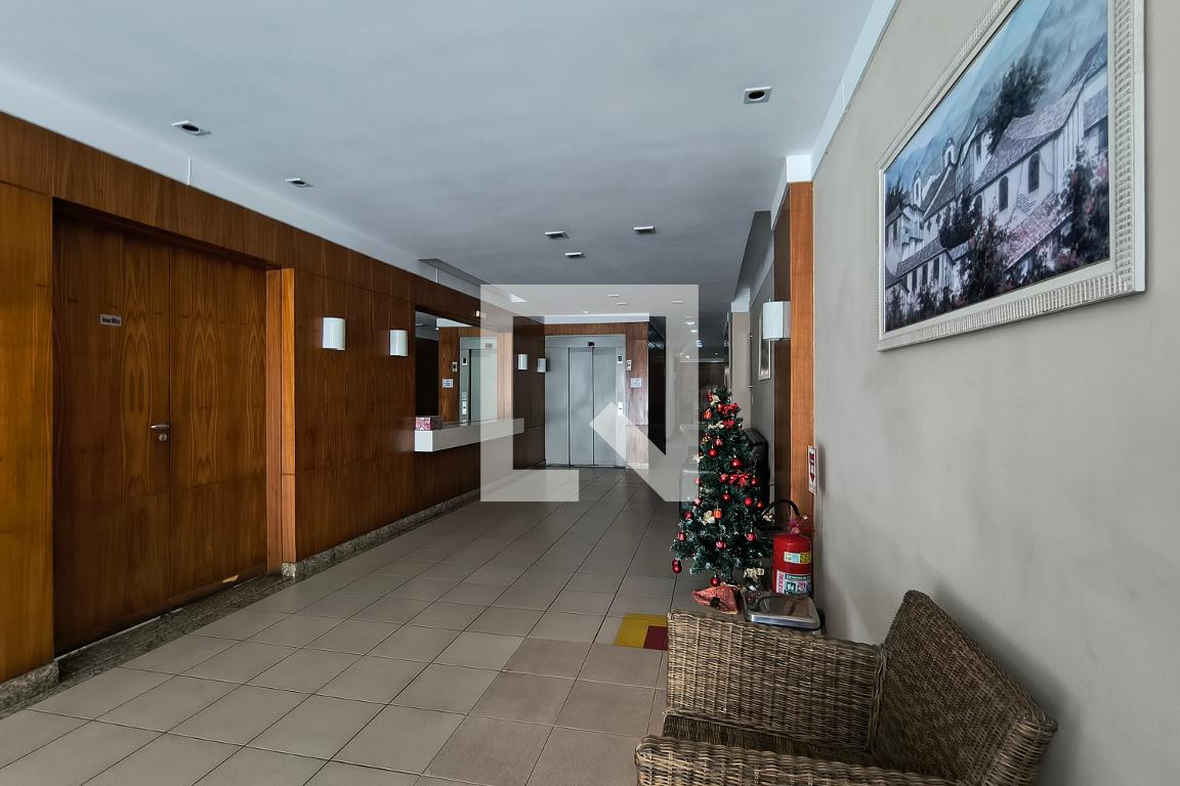 Hall de entrada - Residencial Ana Silva