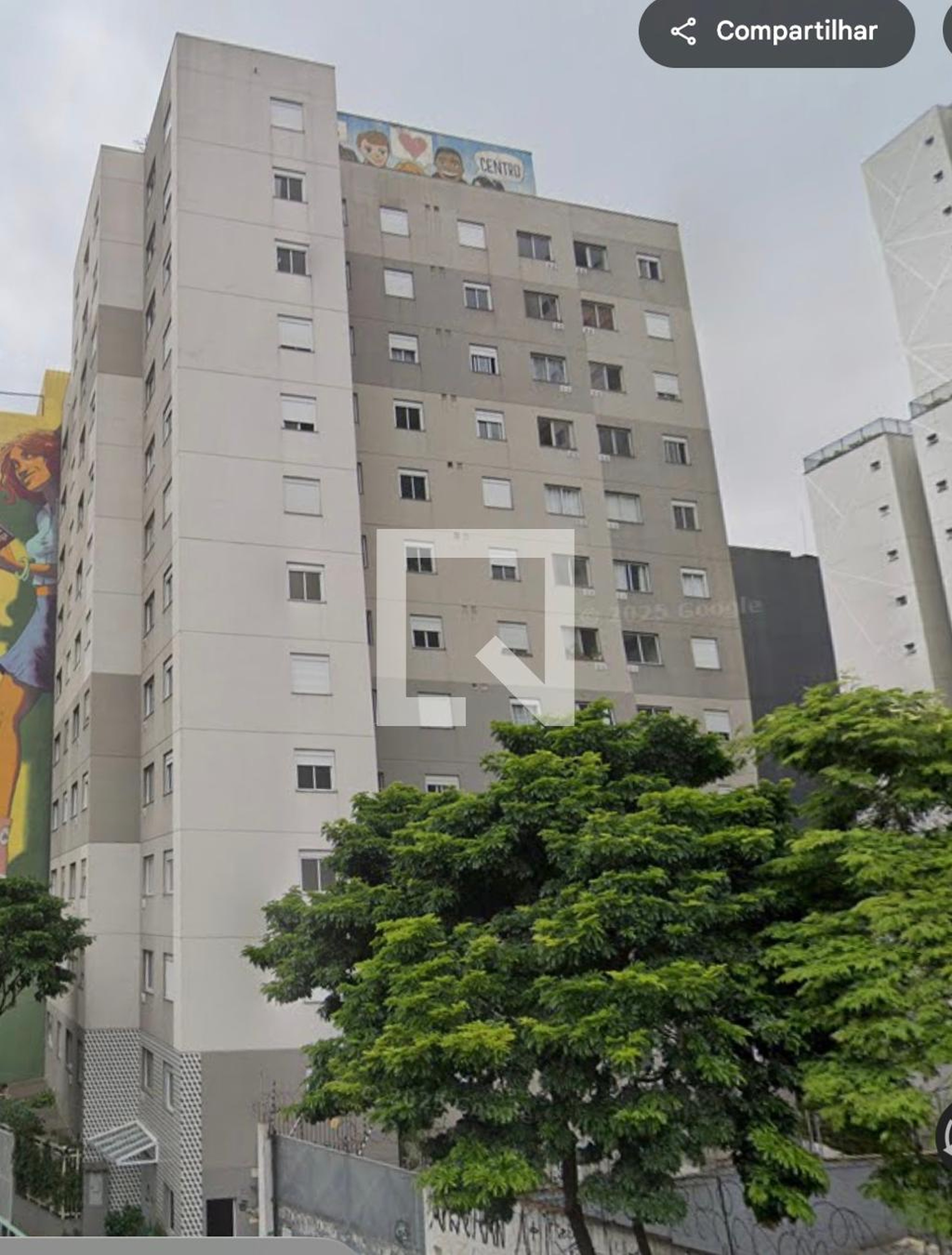 Fachada Condomínio omíno Edifício Bem Viver Consolação