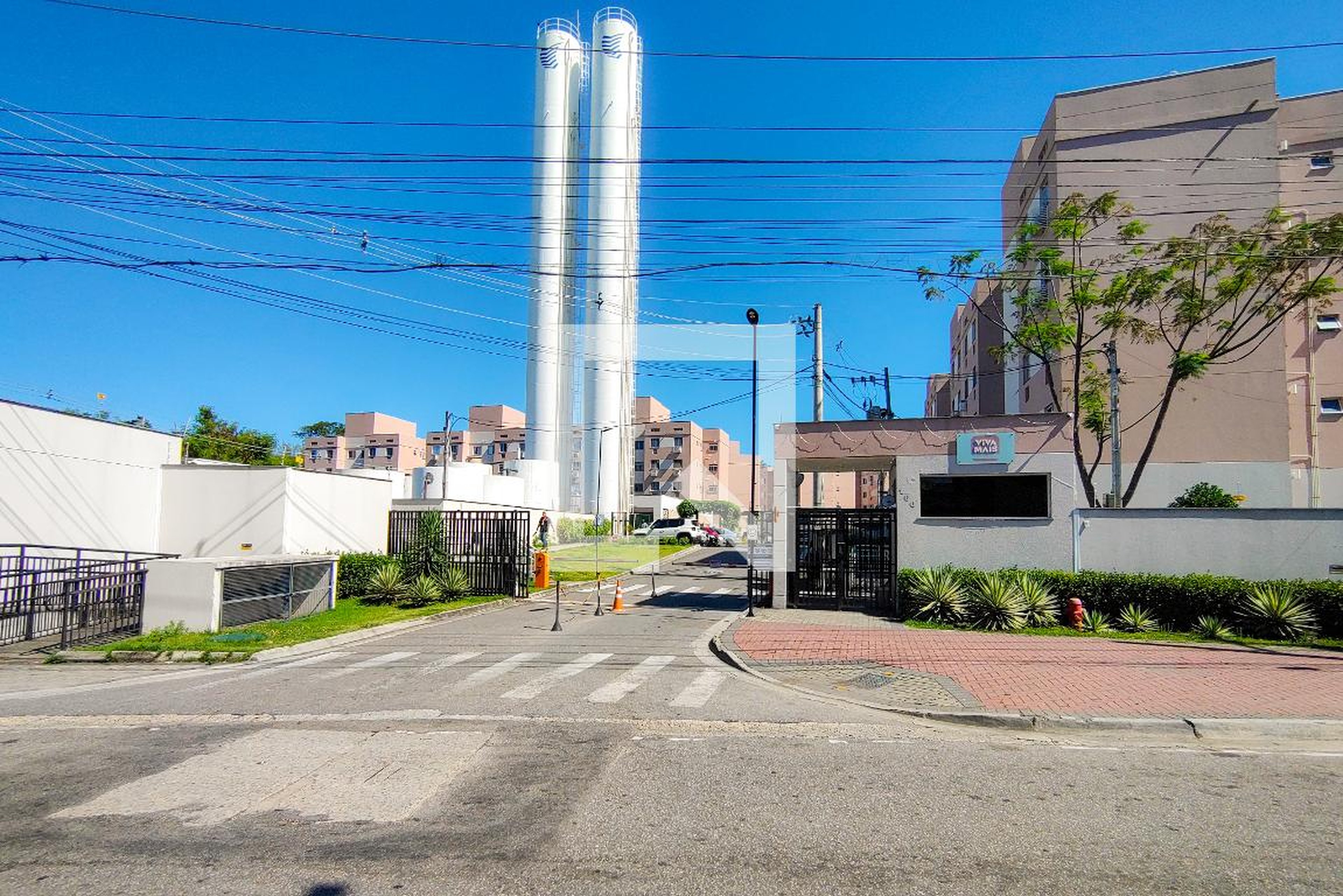 Fachada do condomínio Residencial Viva Mais