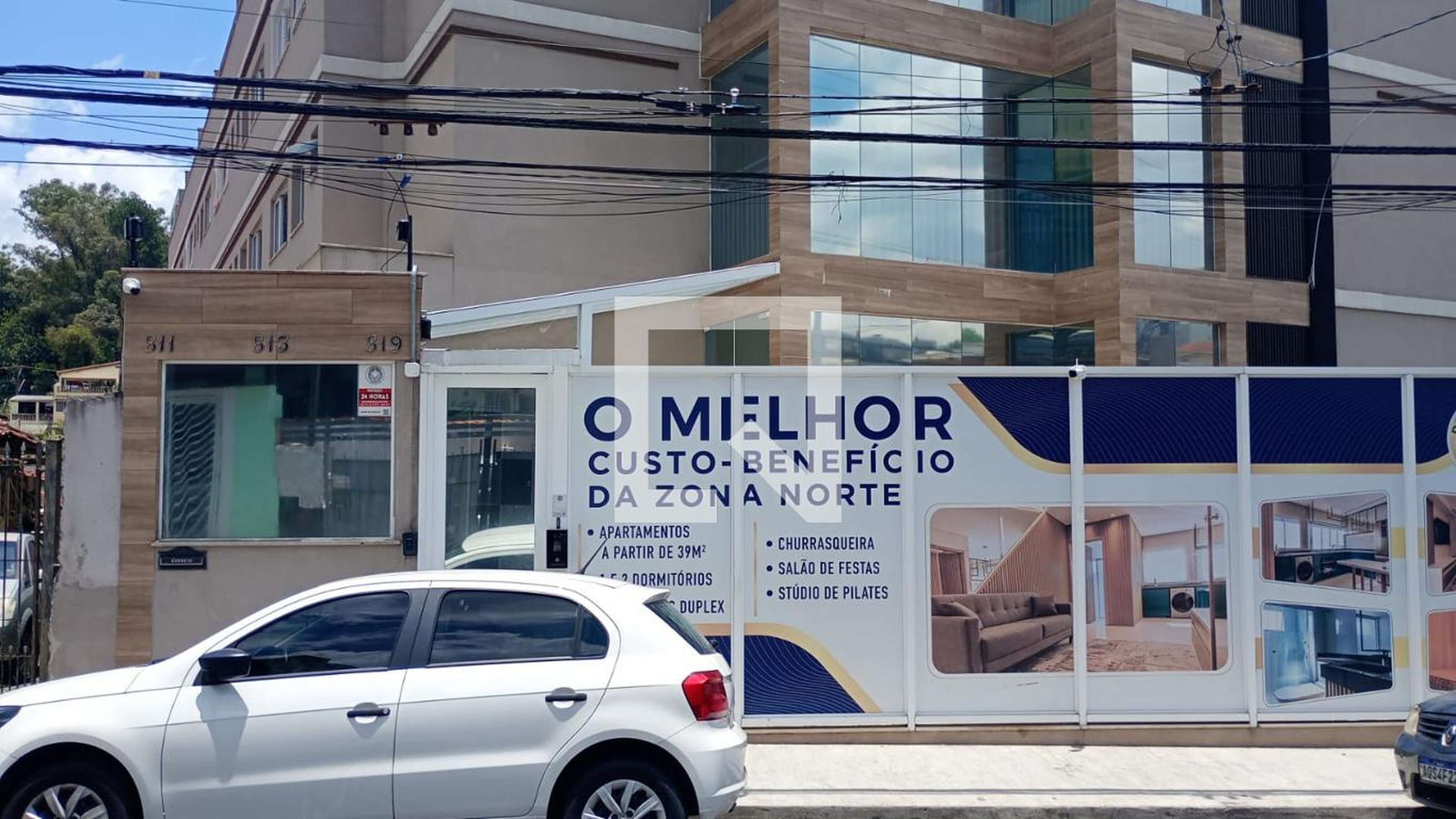 Fachada Condomínio em Rua Aragão, 813