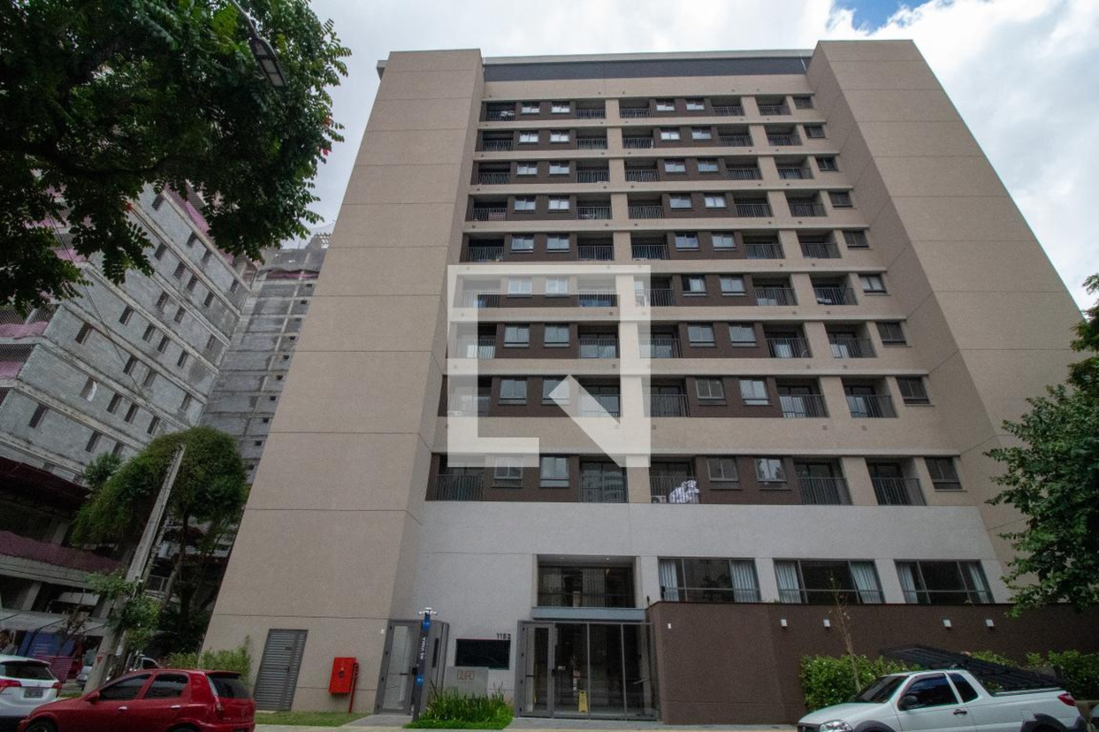 Fachada do Prédio Condomínio Quad Studios Campo Belo