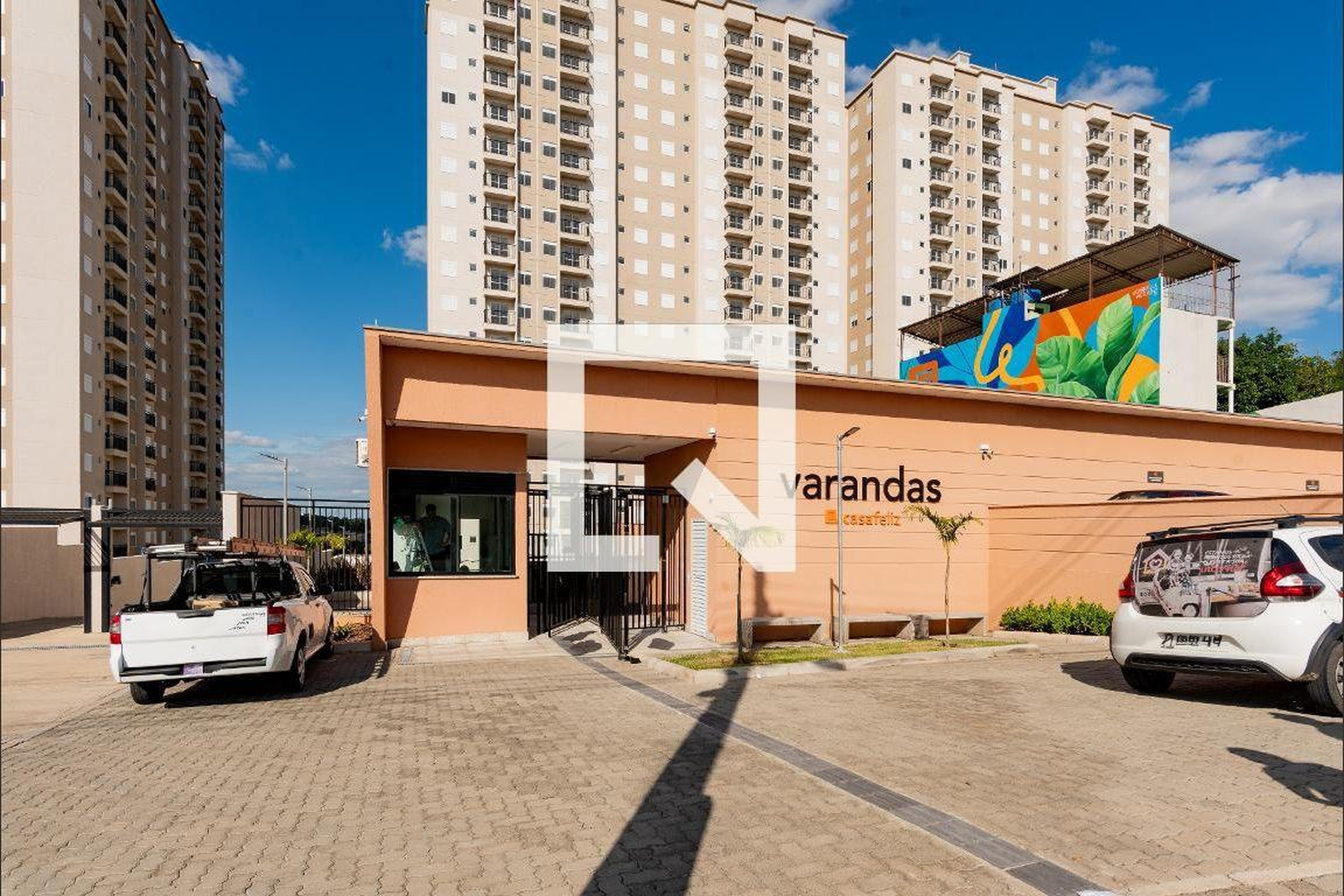 Fachada do Condomínio Condomínio Varandas Casa Feliz